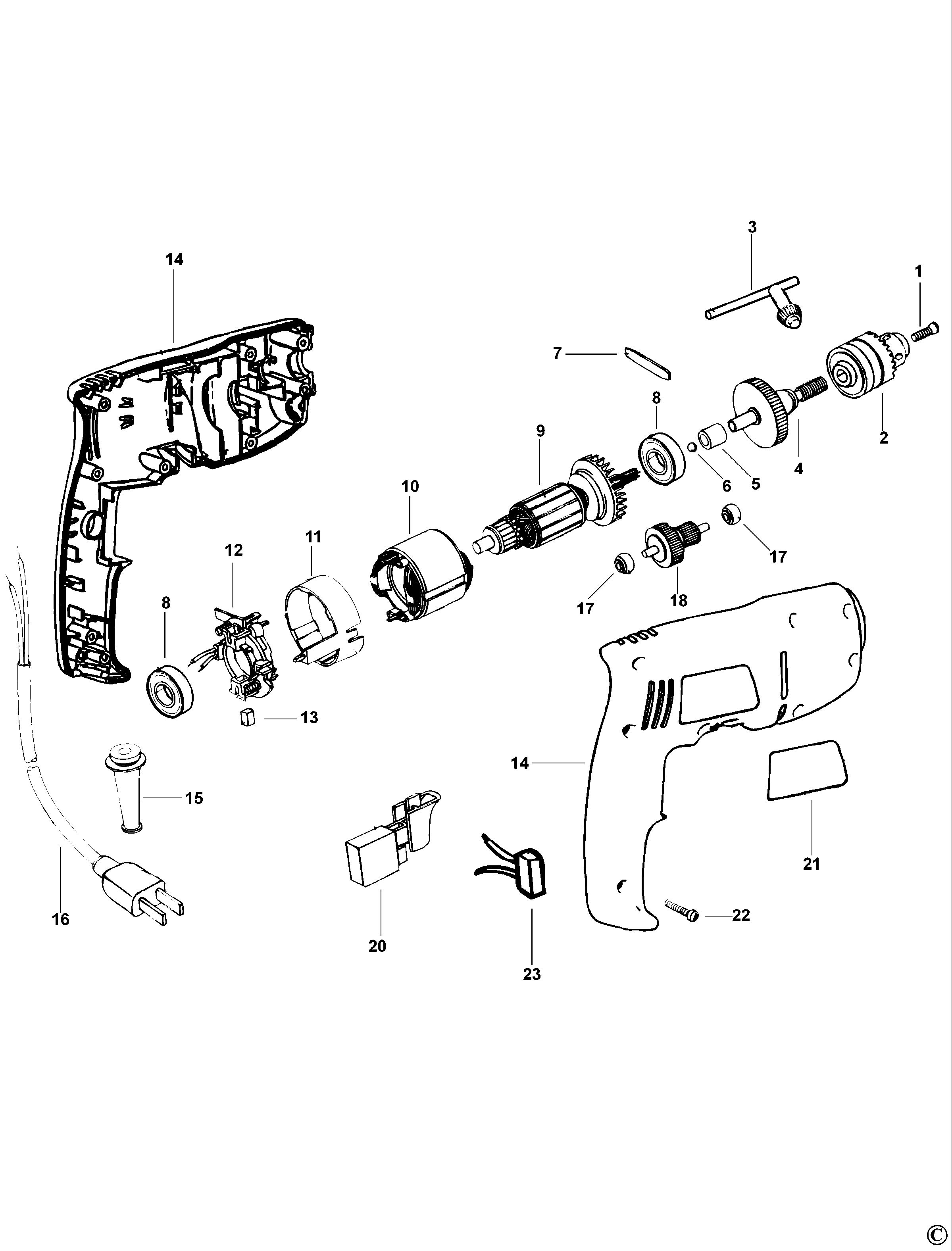 BLACK+DECKER DRILL (Type 1)