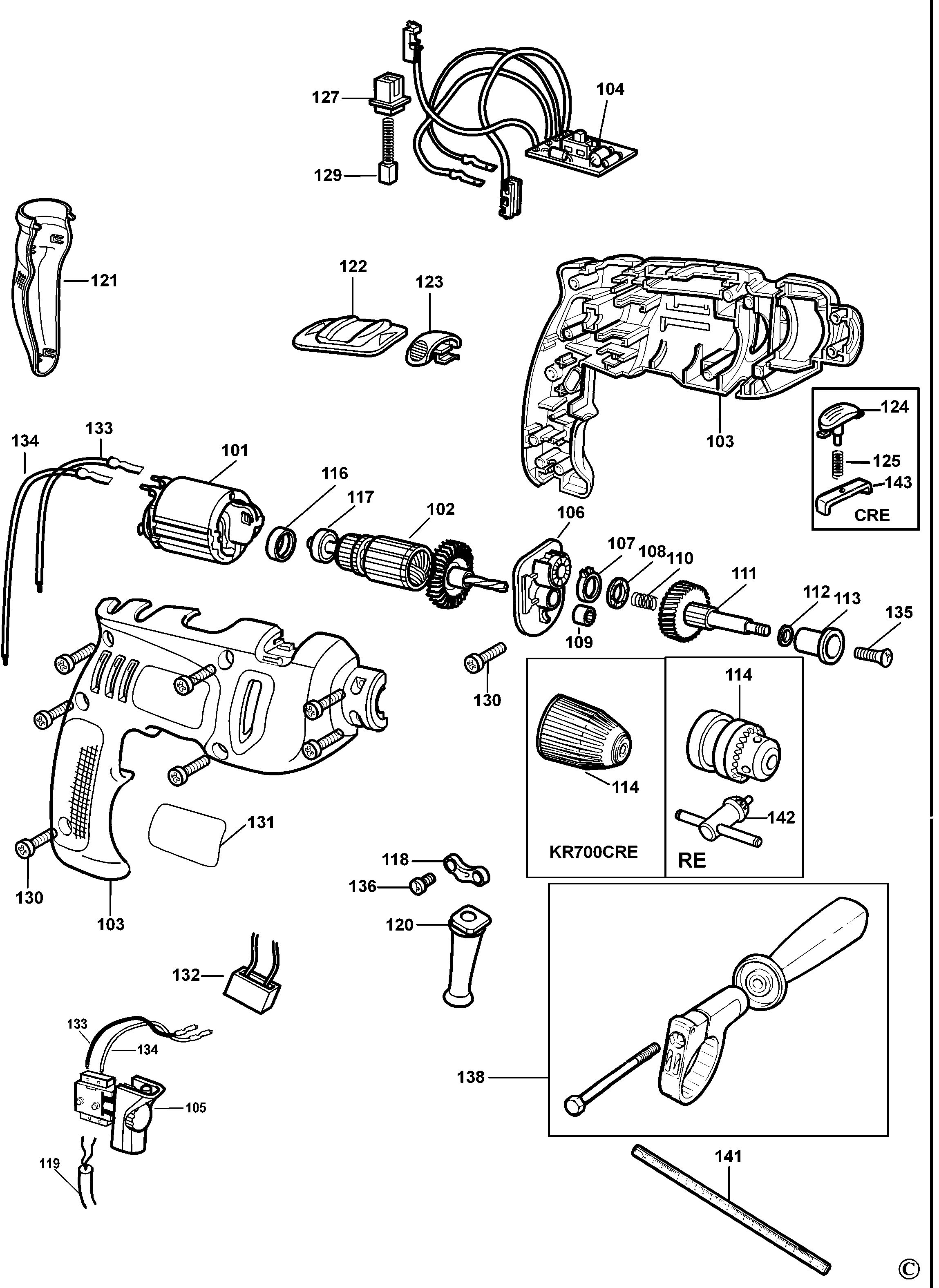 BLACK+DECKER DRILL (Type 6)