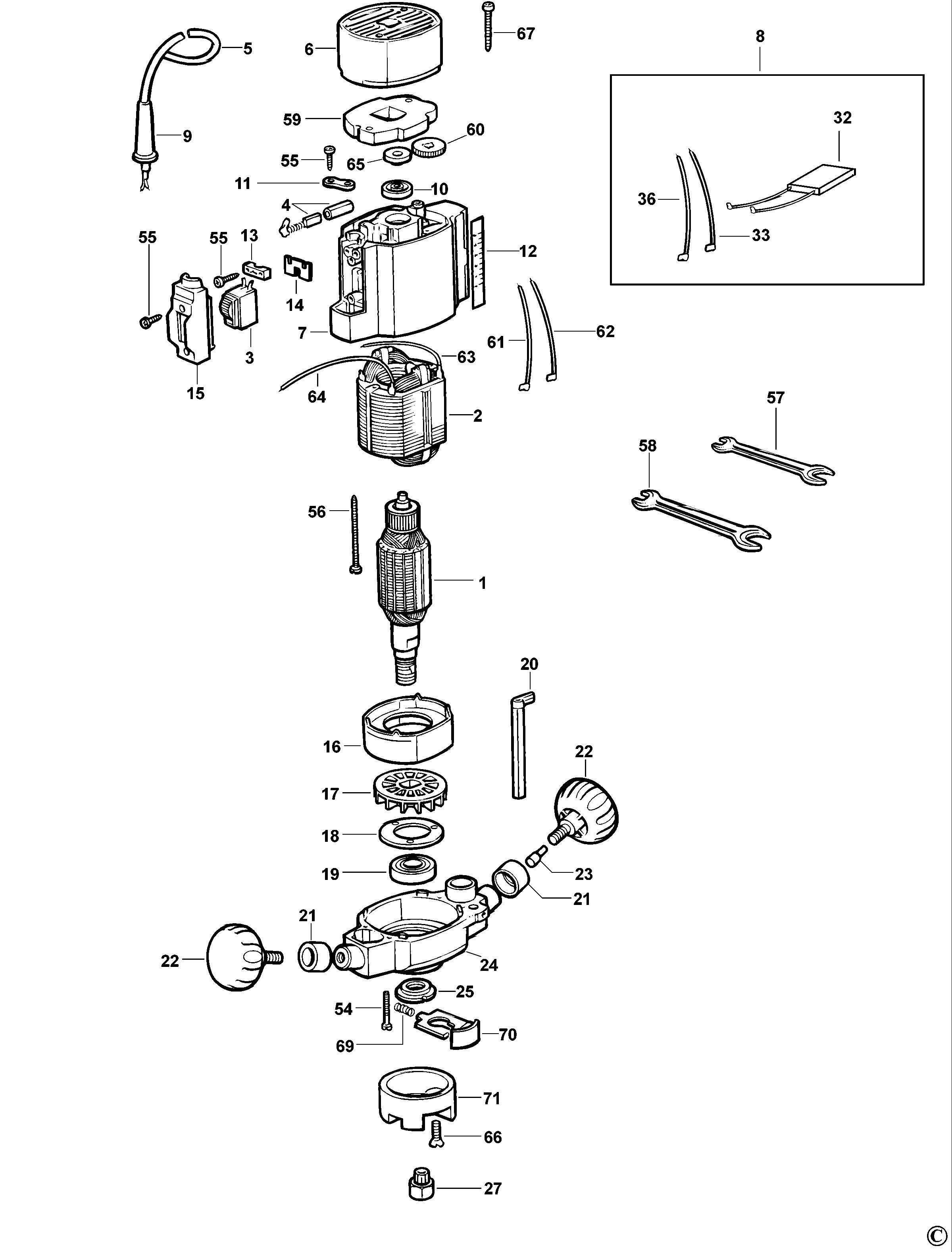 DEWALT ROUTER (Type 1)