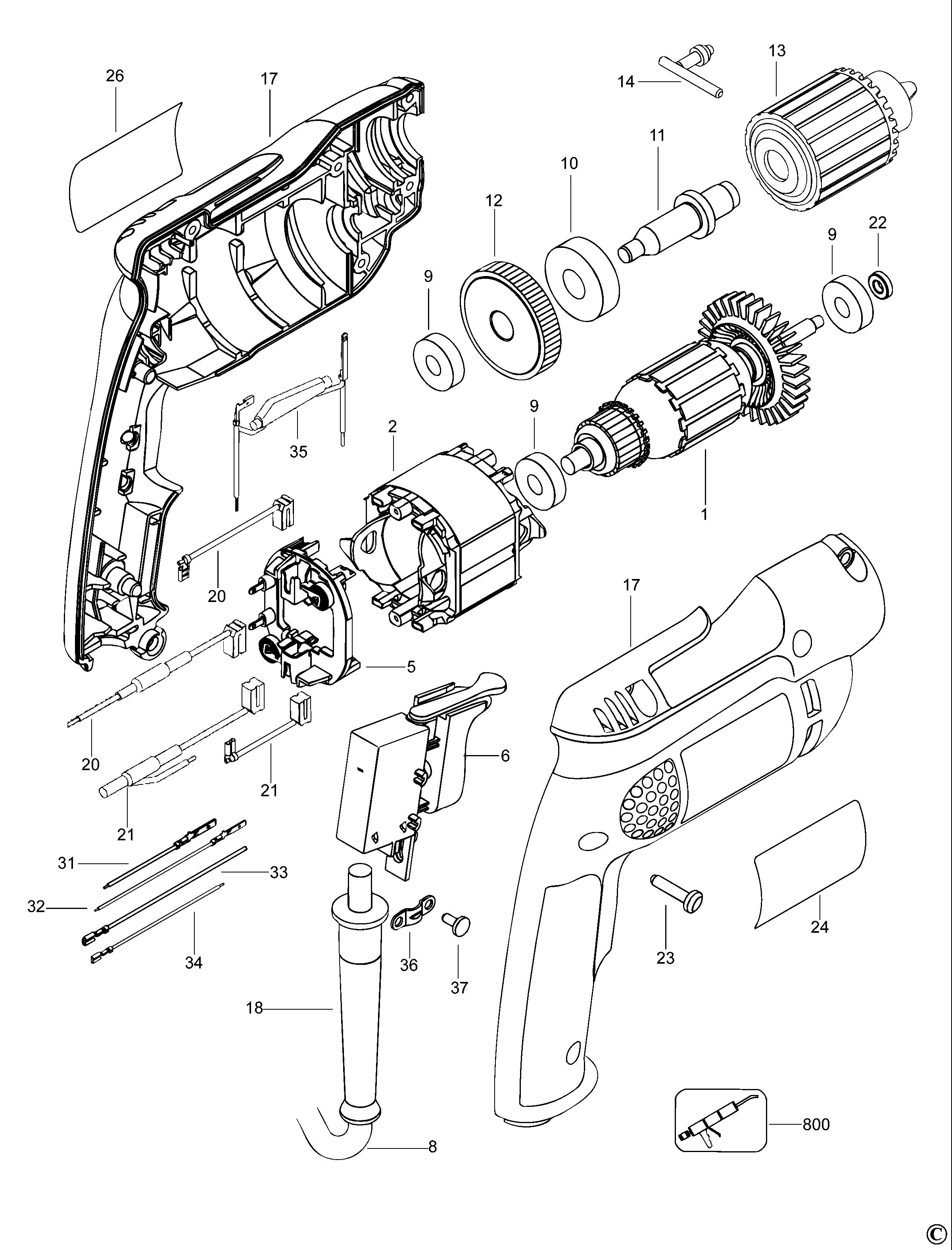 DEWALT DRILL (Type 1)