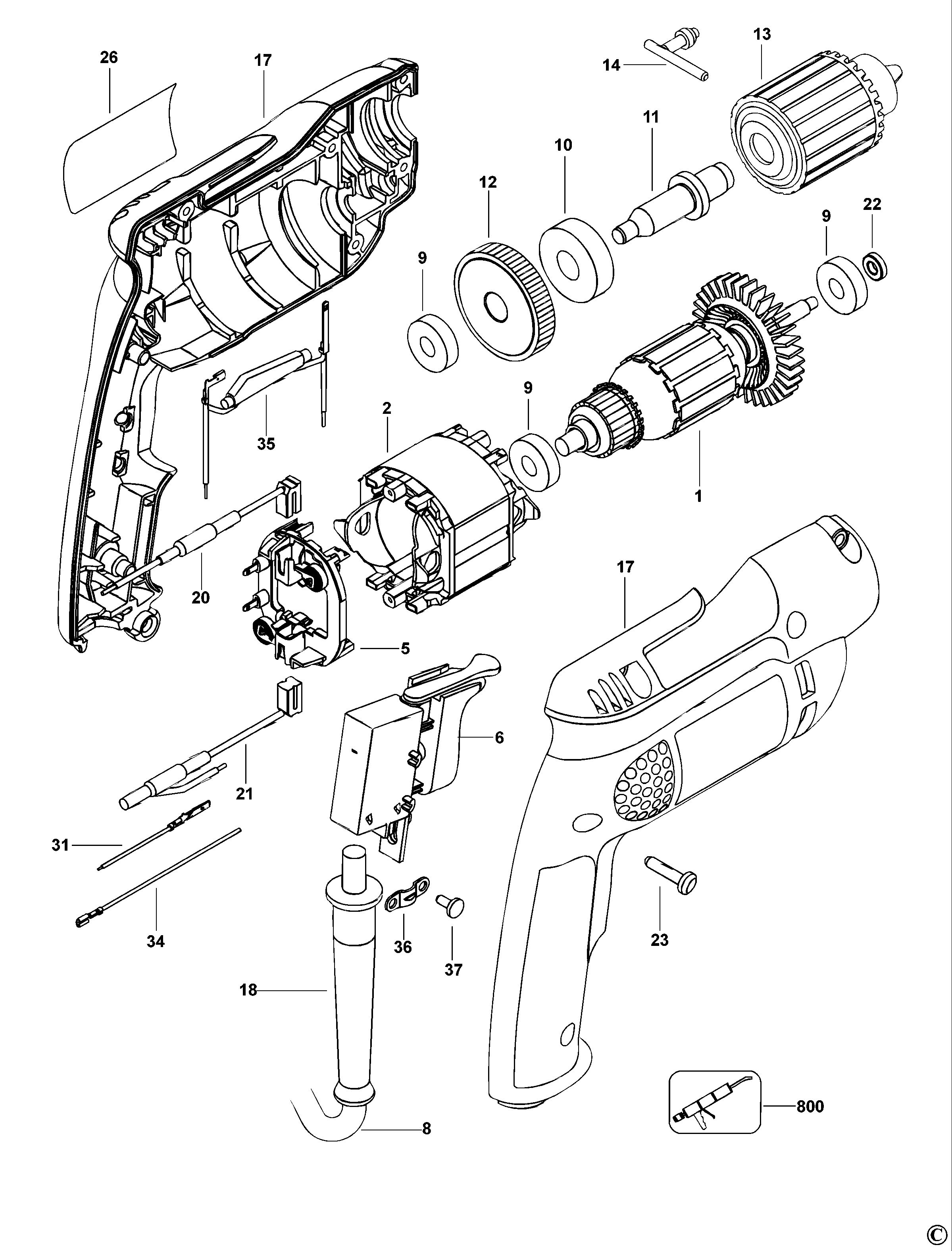 DEWALT DRILL (Type 1)