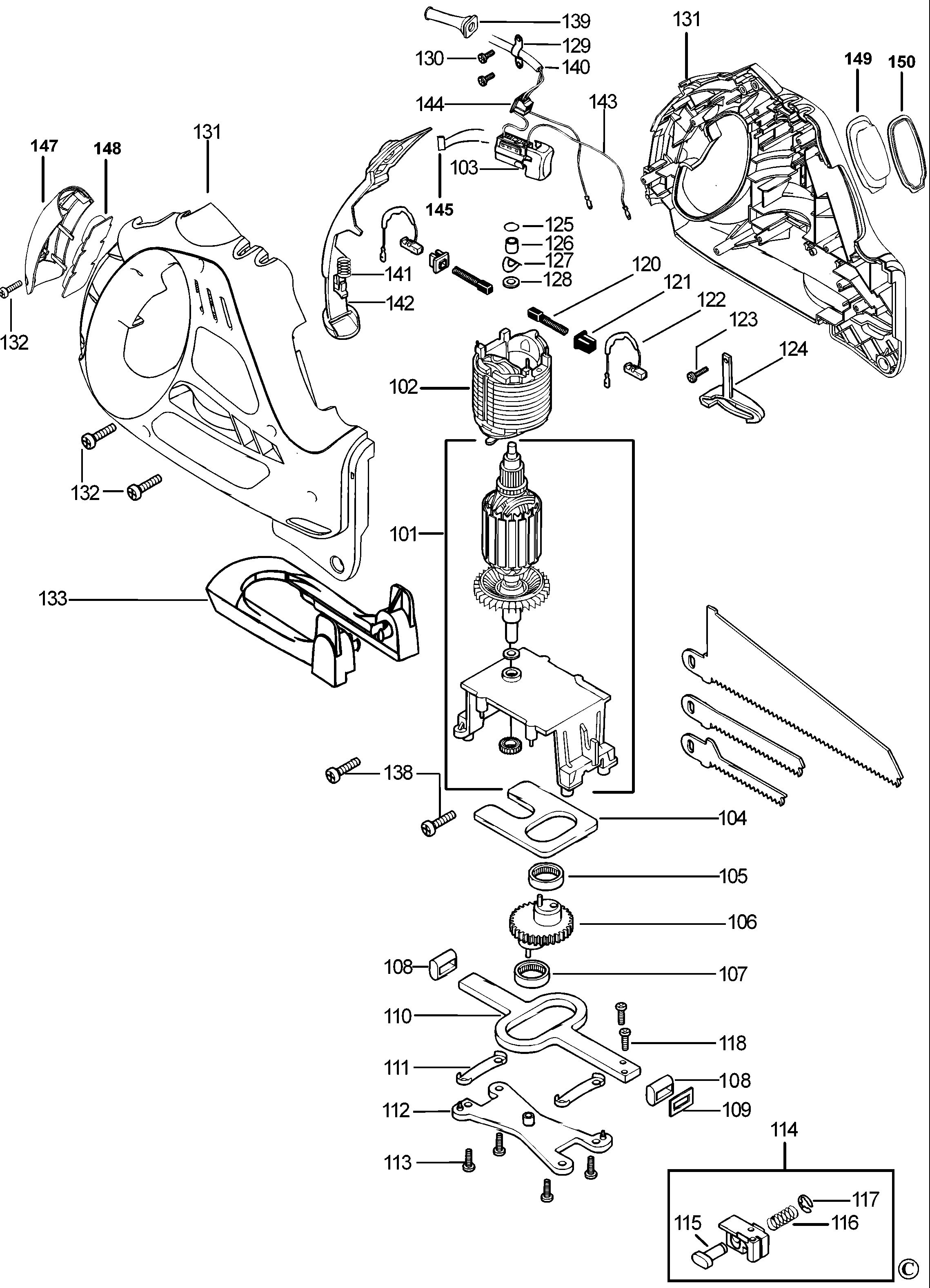 BLACK+DECKER SAW (Type 1)