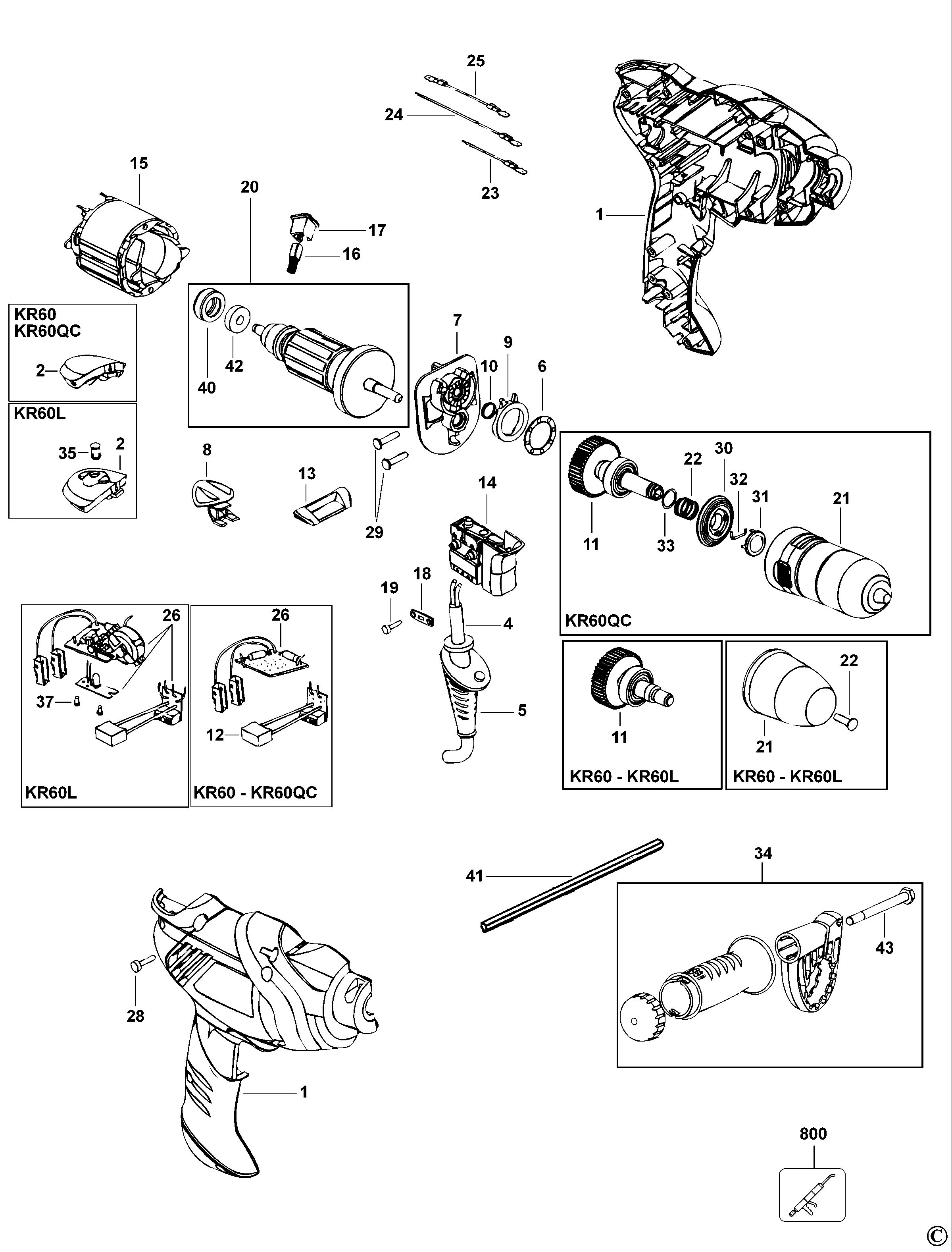 BLACK+DECKER HAMMER DRILL (Type 1)