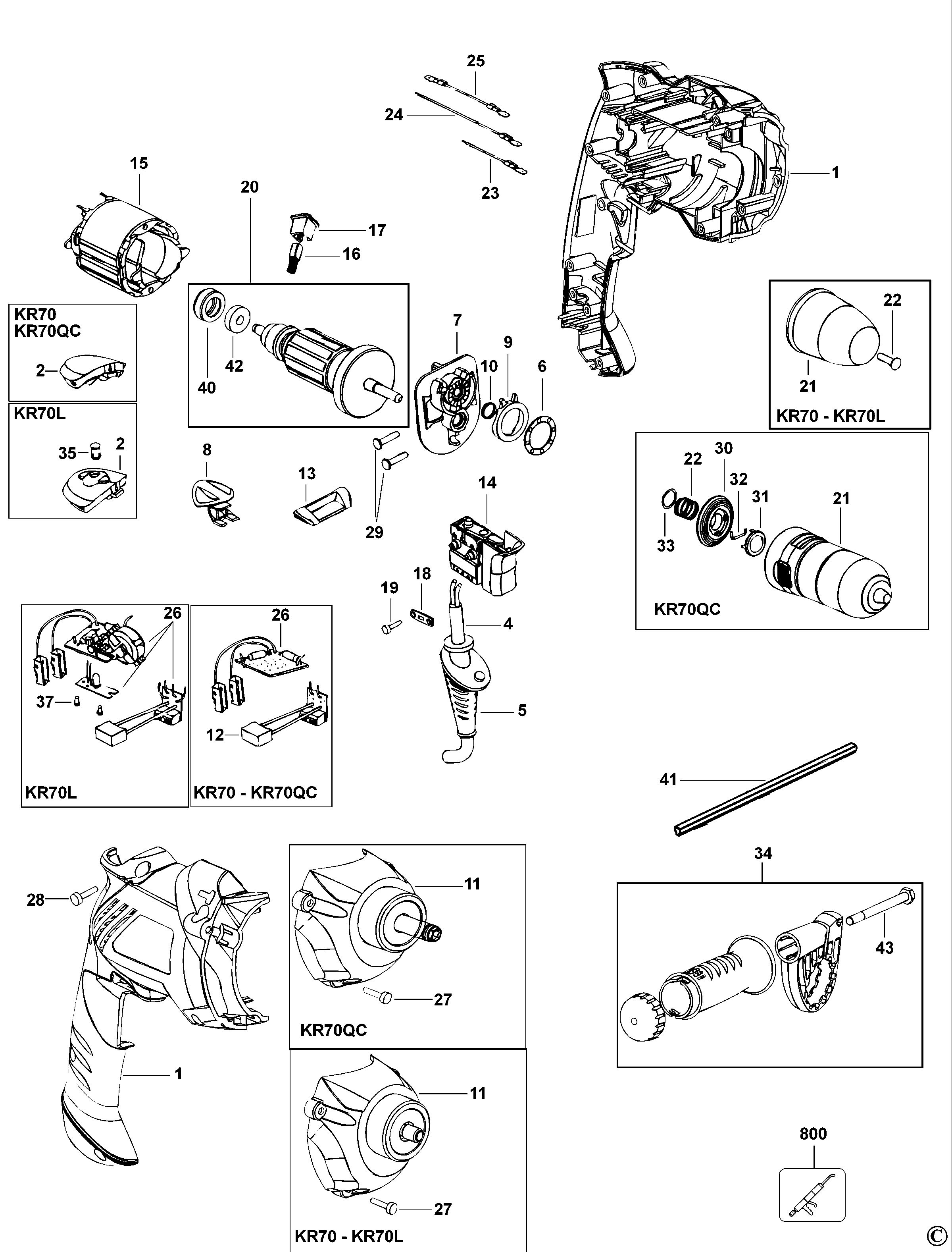 BLACK+DECKER HAMMER DRILL (Type 1)