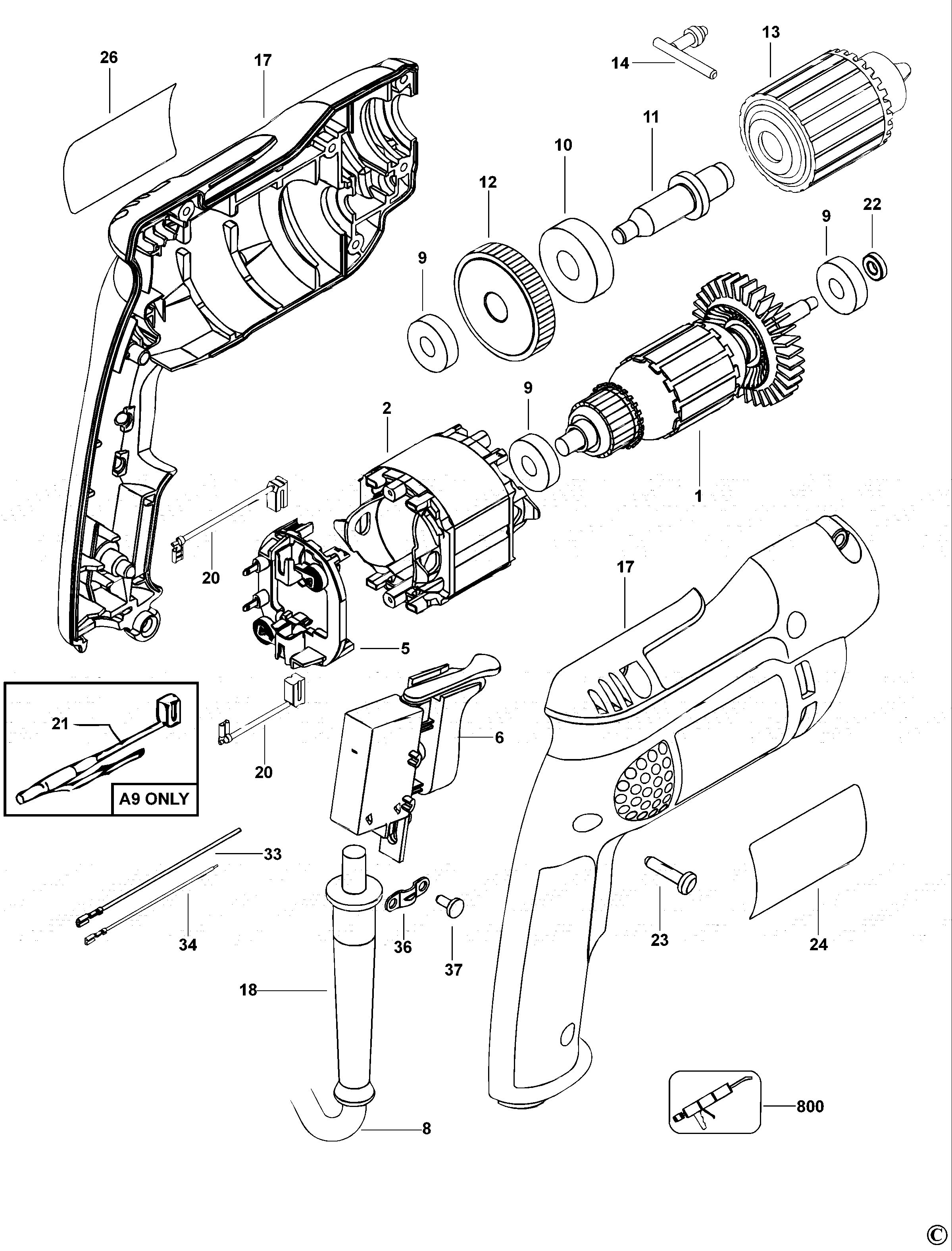 DEWALT DRILL (Type 1)
