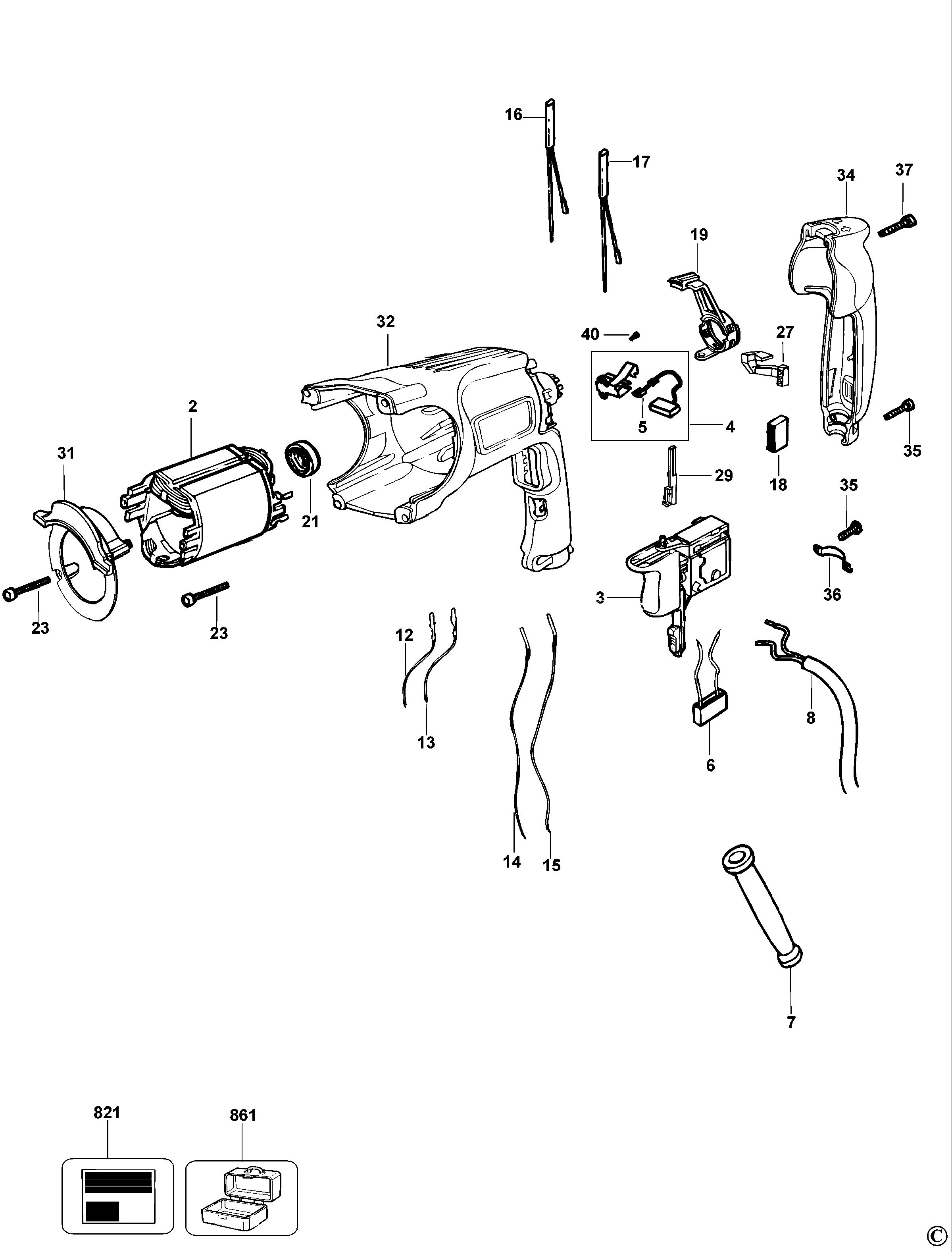 DEWALT ROTARY HAMMER (Type 1)