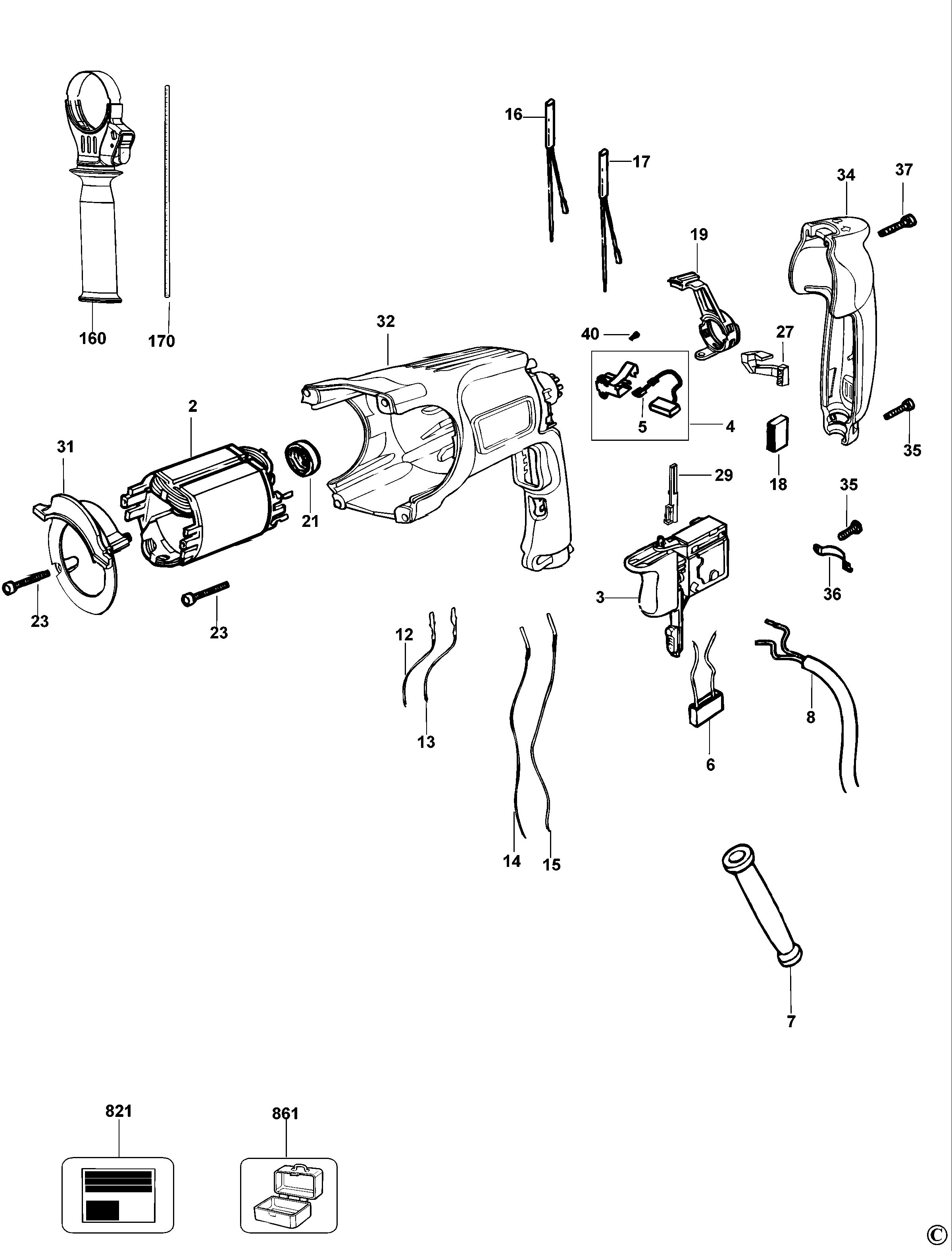 DEWALT ROTARY HAMMER (Type 1)