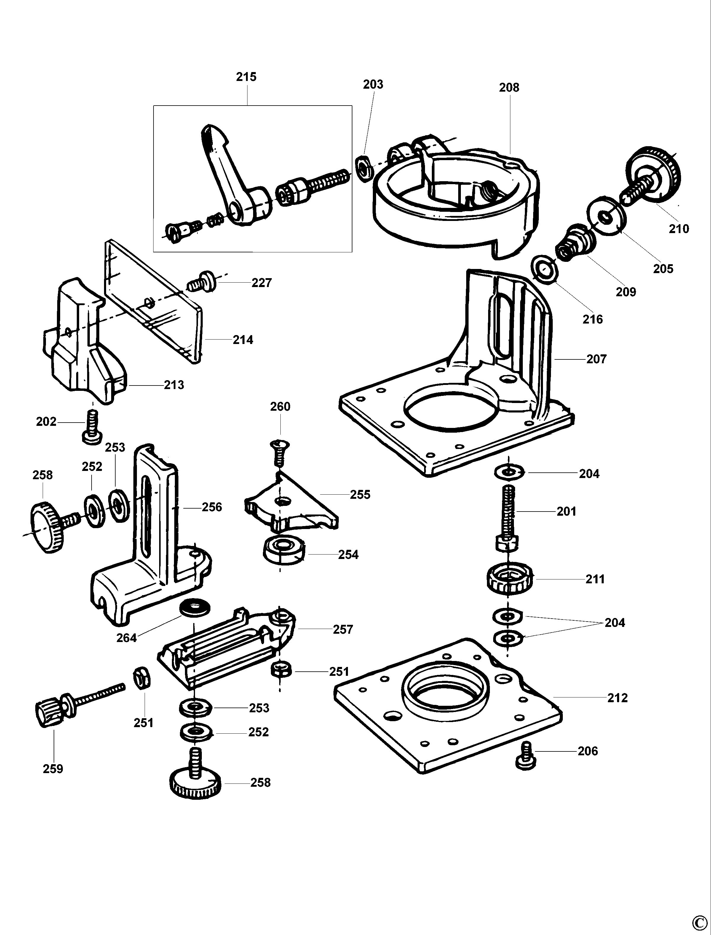 DEWALT FIXED BASE - TRIMMER (Type 1A)