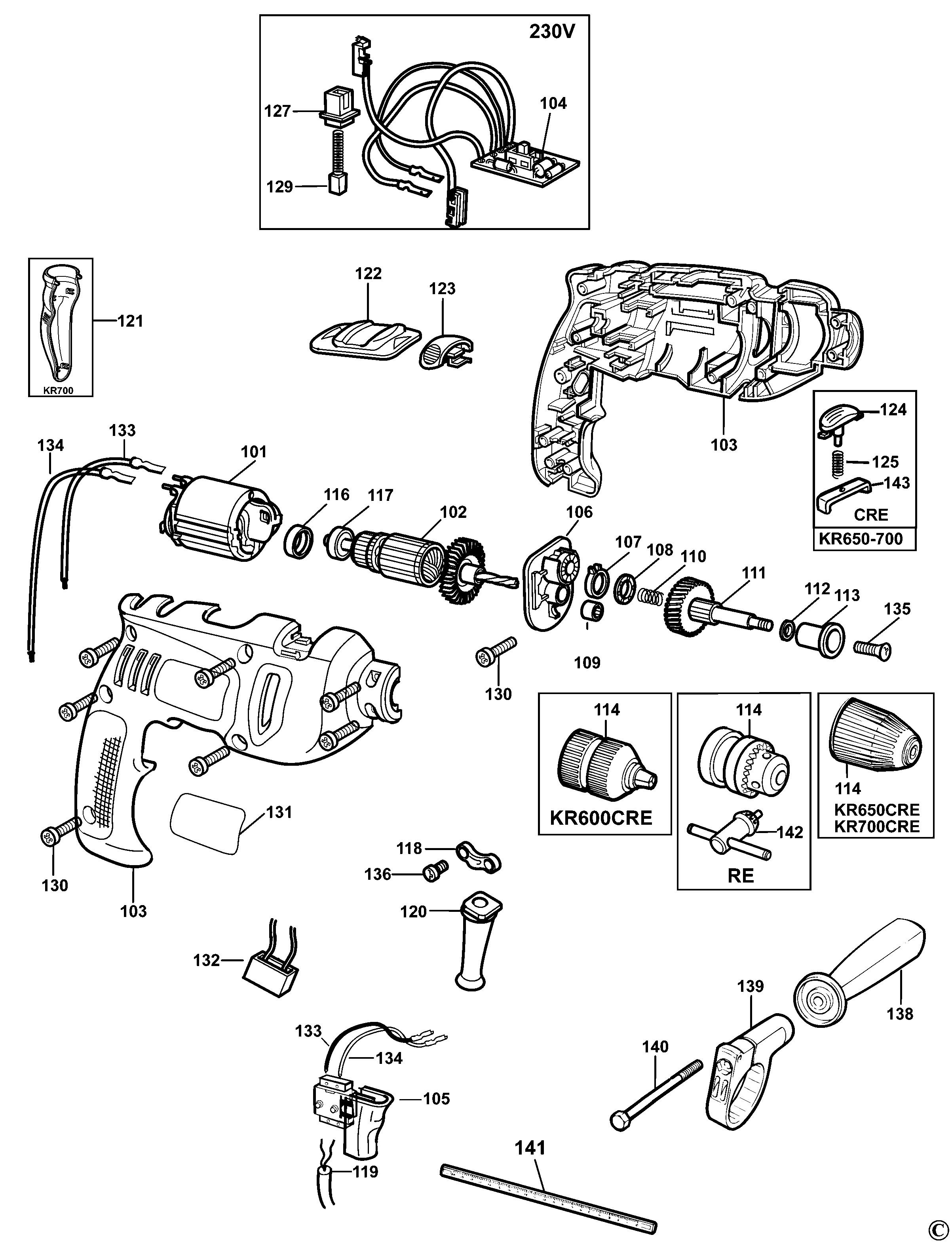 BLACK+DECKER DRILL (Type 5)