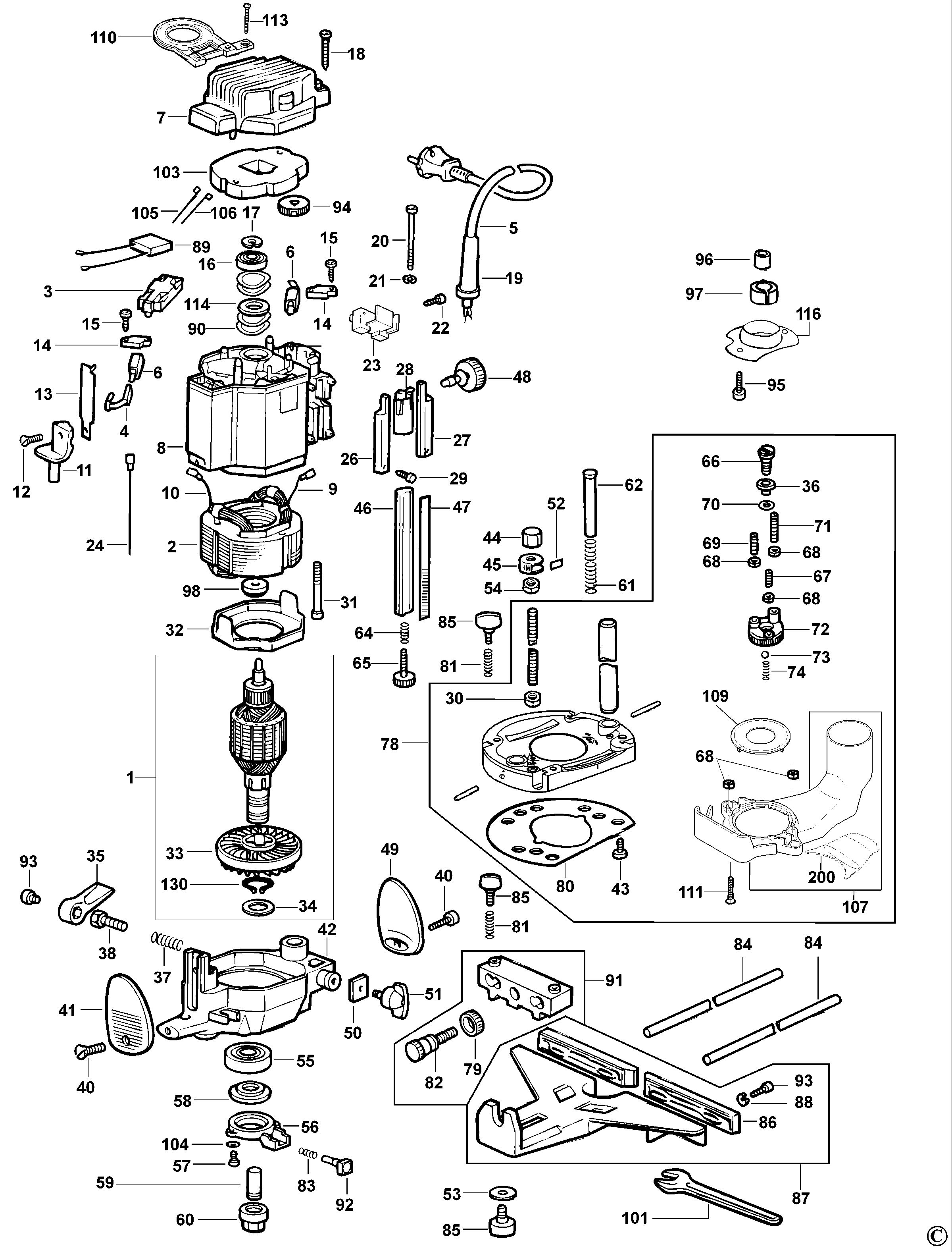 DEWALT PLUNGE ROUTER (Type 5)