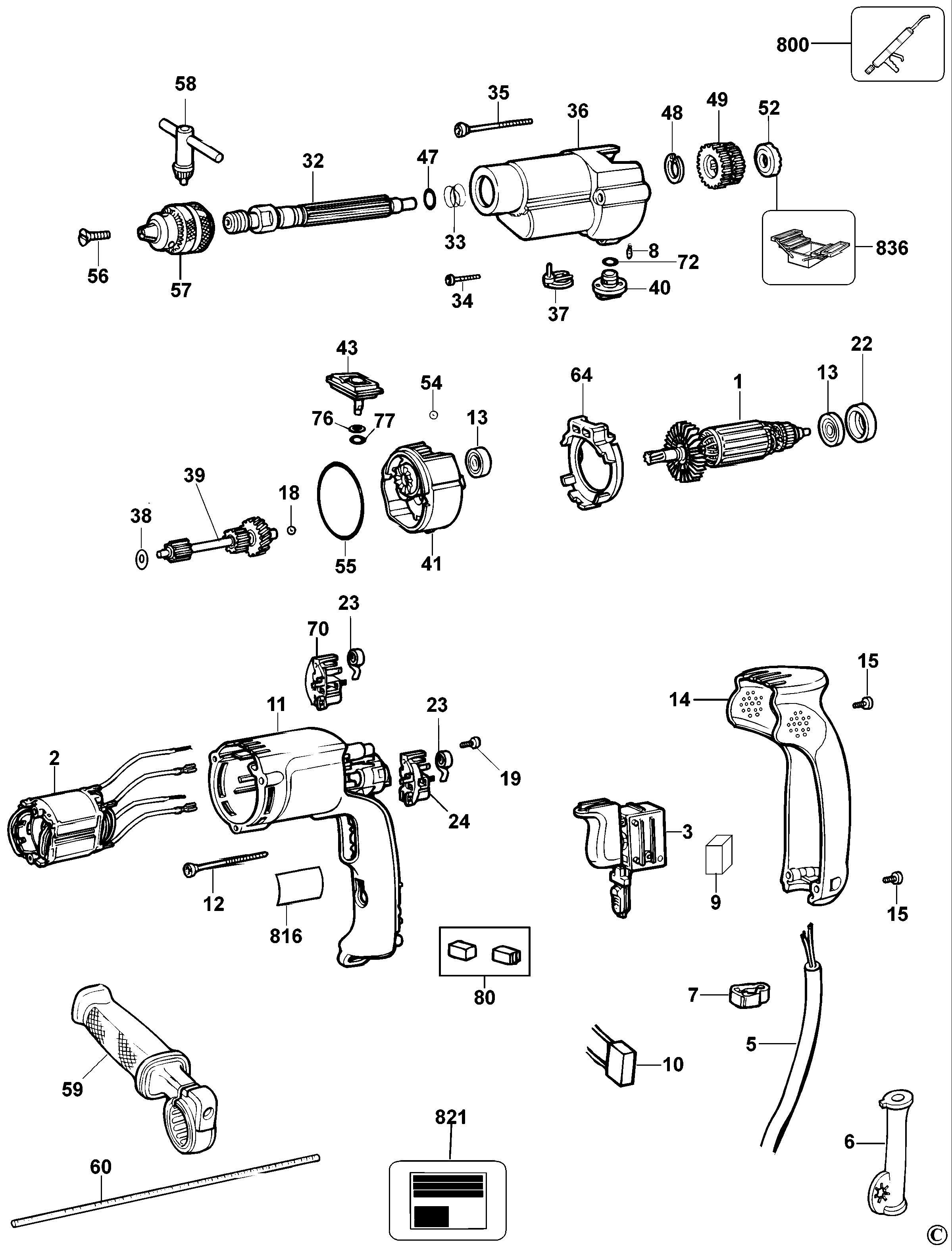 DEWALT HAMMER DRILL (Type 4)