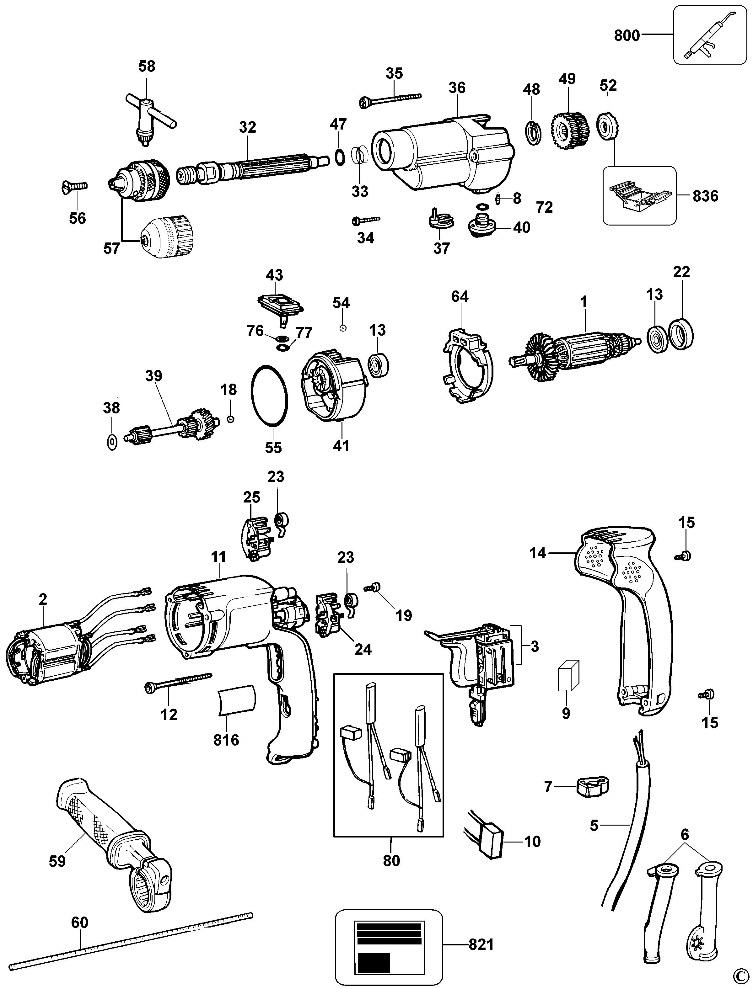 DEWALT HAMMER DRILL (Type 4)