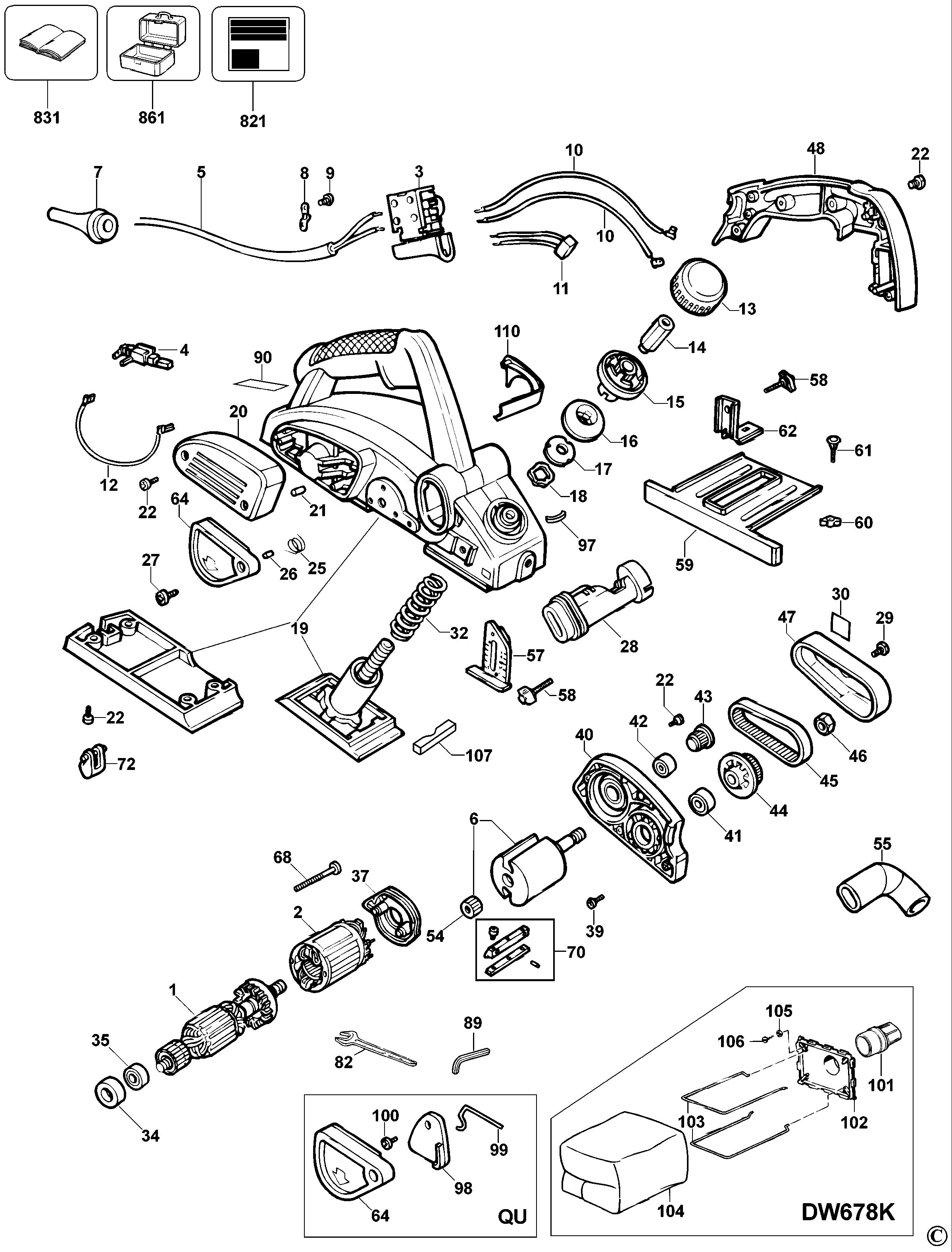 DEWALT PLANER (Type 4)