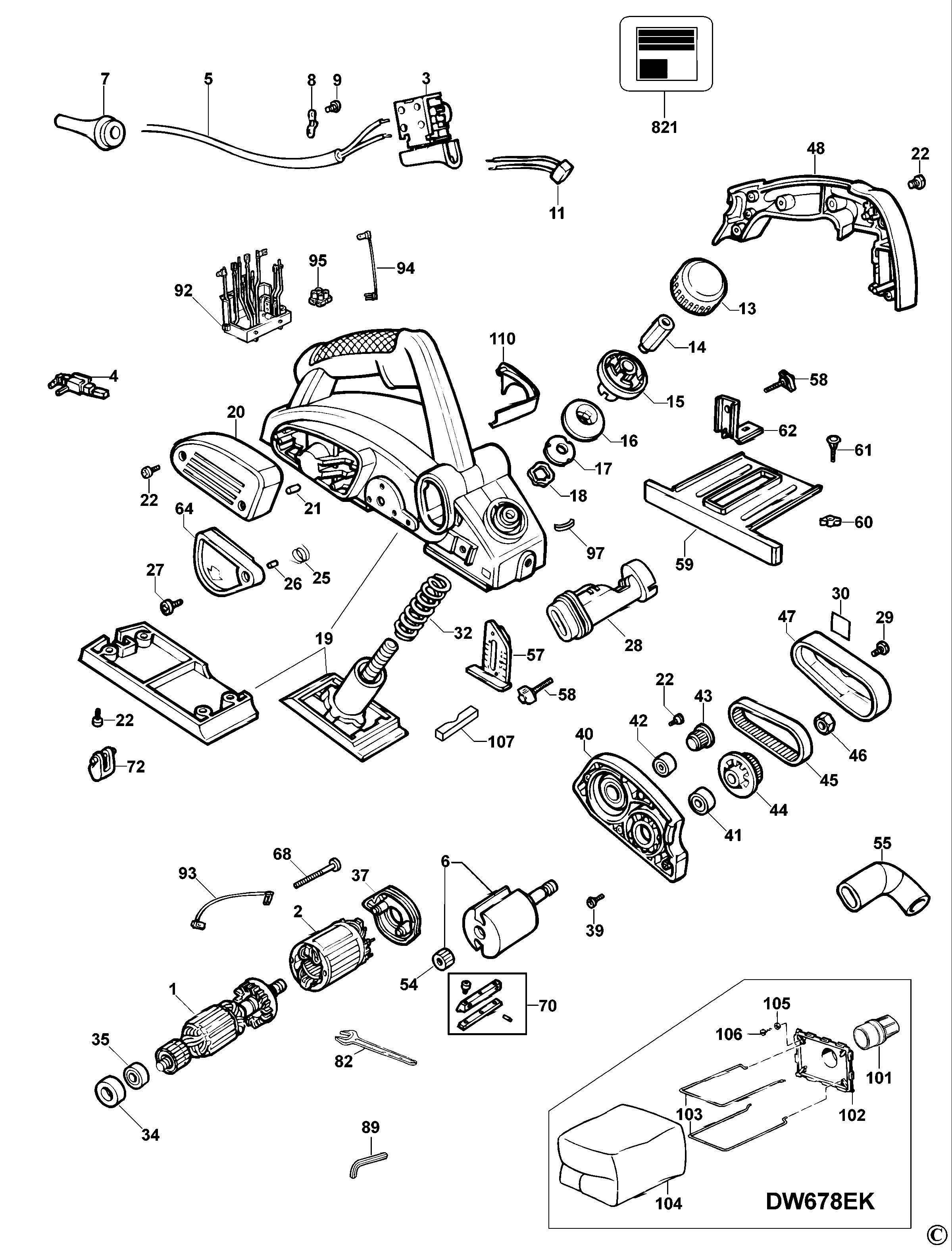 DEWALT PLANER (Type 4)