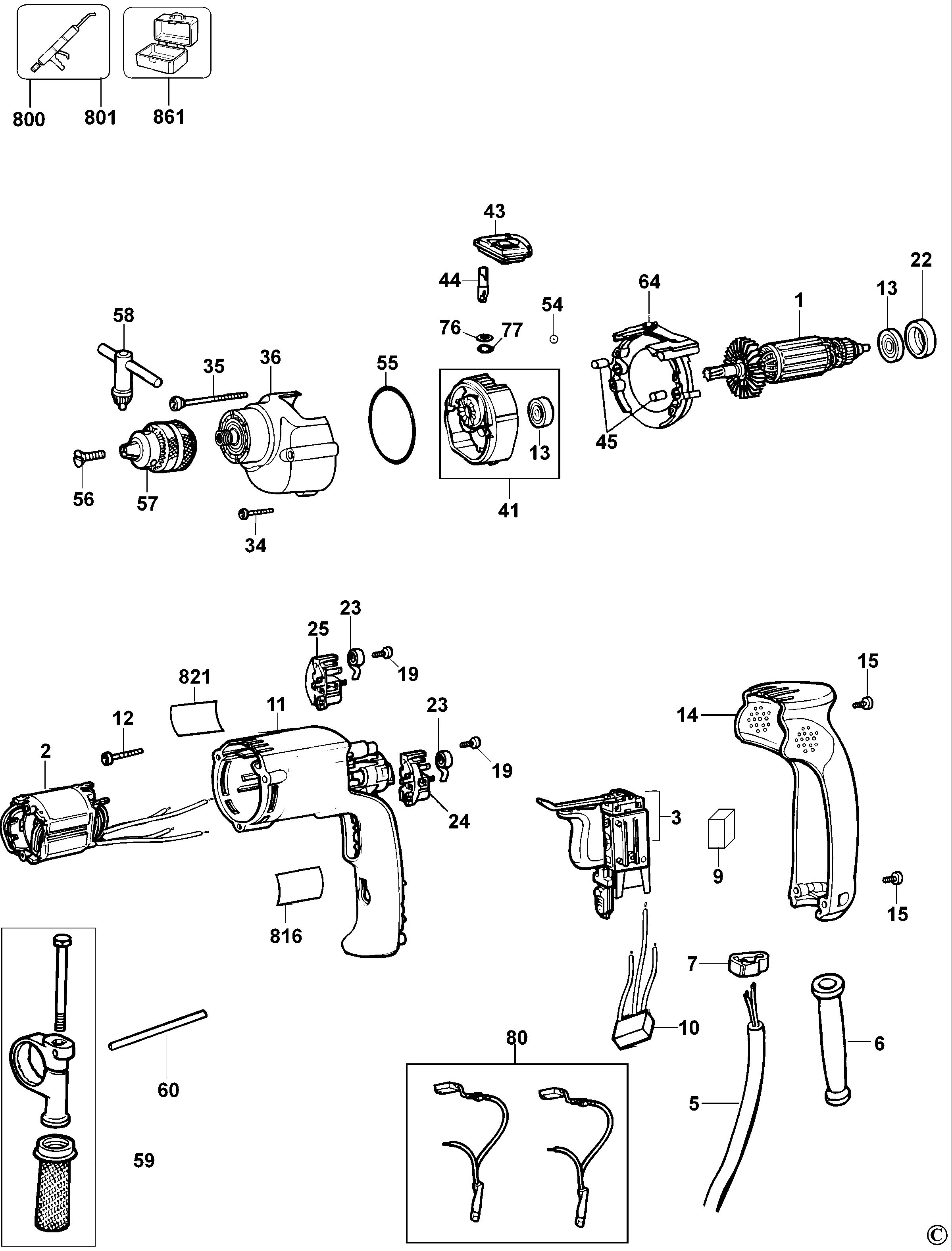 DEWALT HAMMER DRILL (Type 1)