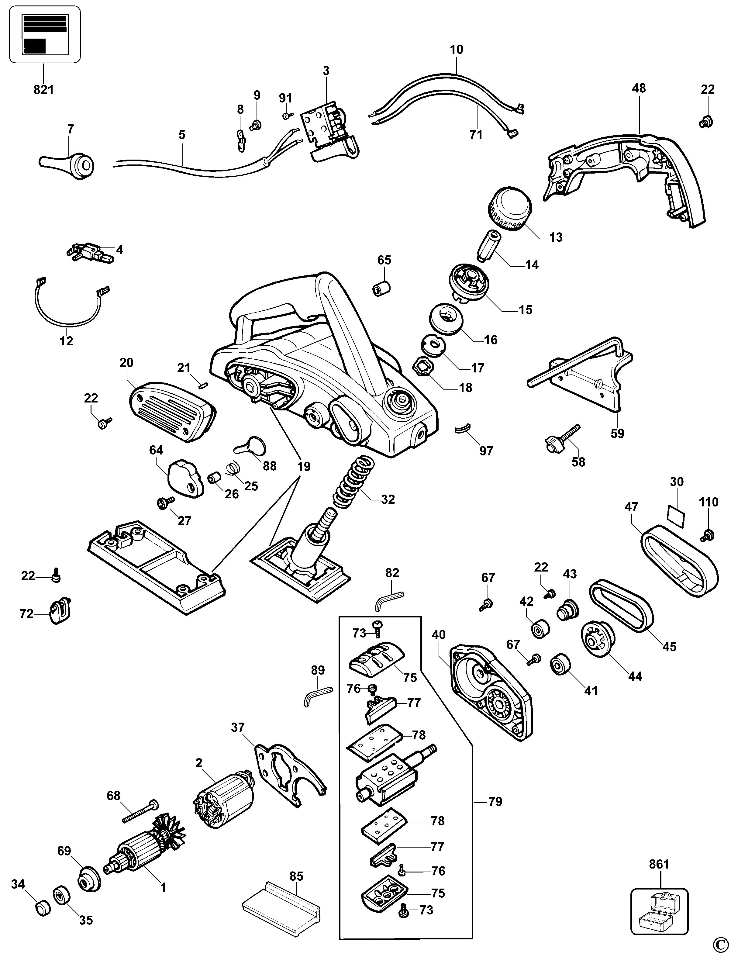 DEWALT PLANER (Type 3)