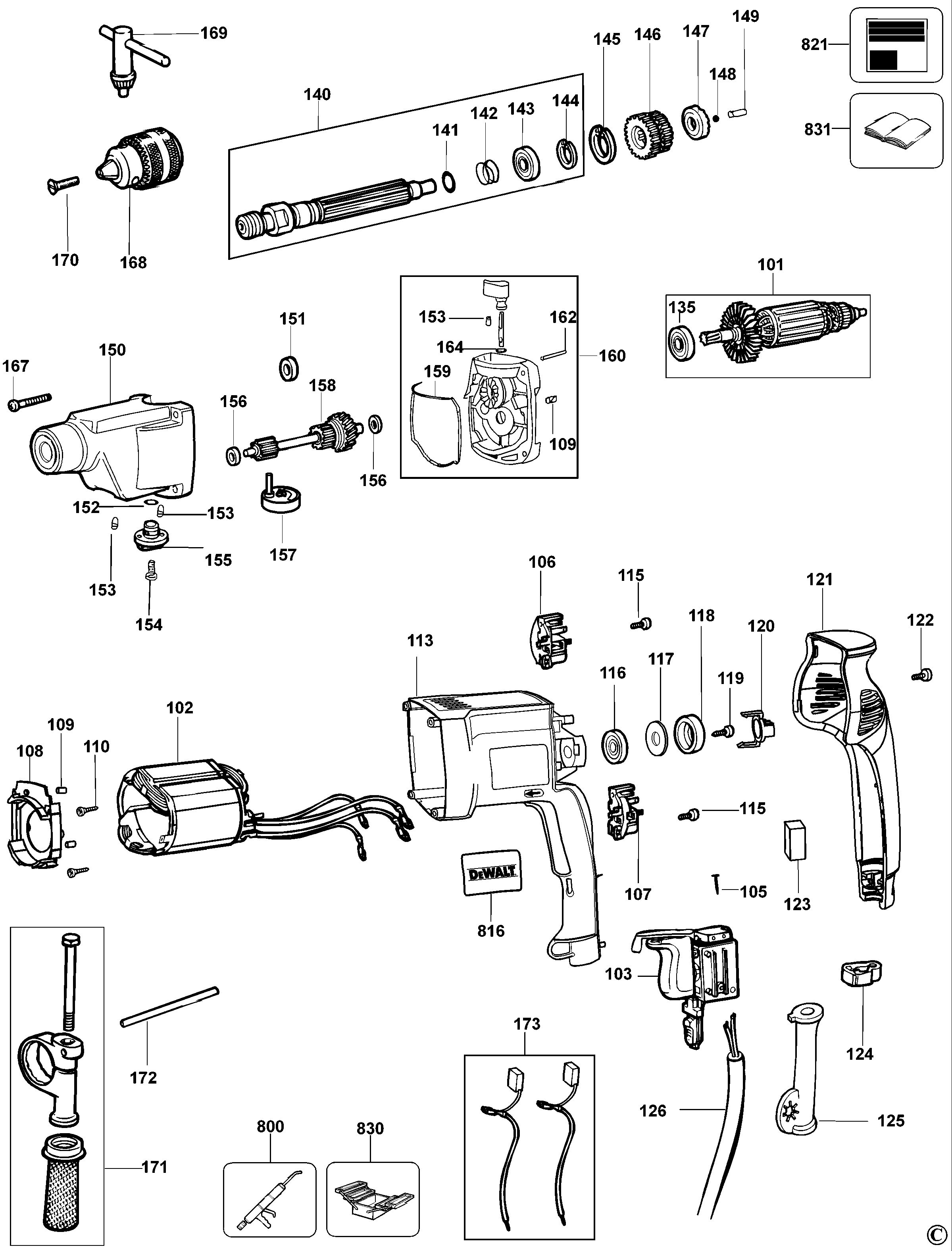 DEWALT HAMMER DRILL (Type 4)