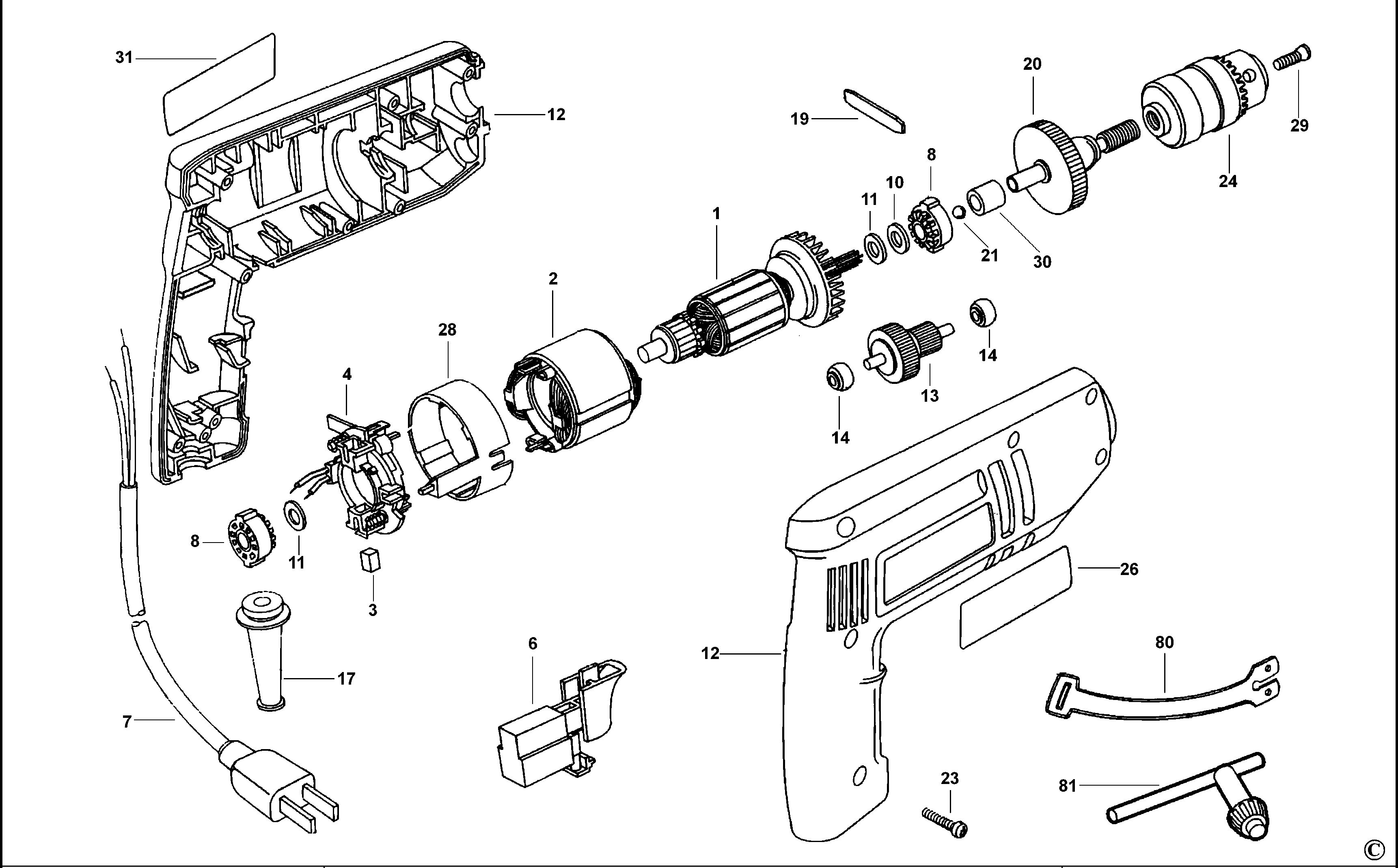 BLACK+DECKER DRILL (Type 1 - 2)