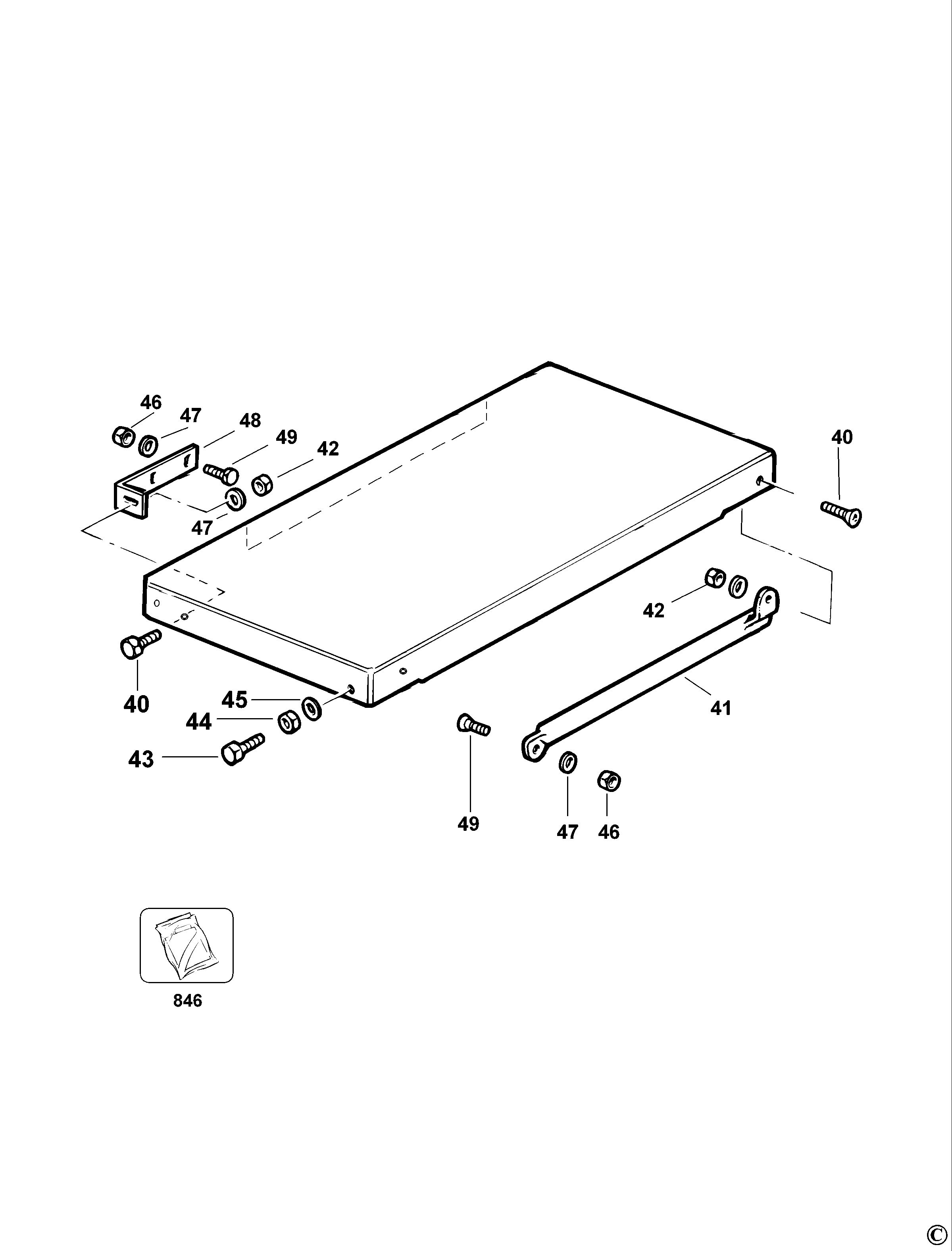 DEWALT EXTENSION TABLE (Type 1)