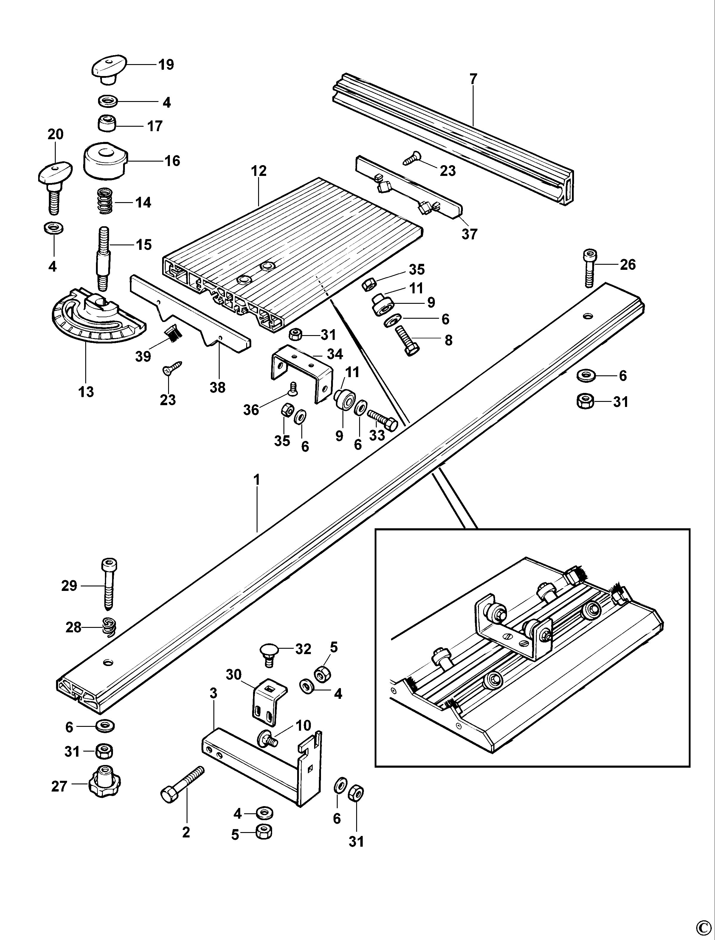 DEWALT TABLE (Type 1)