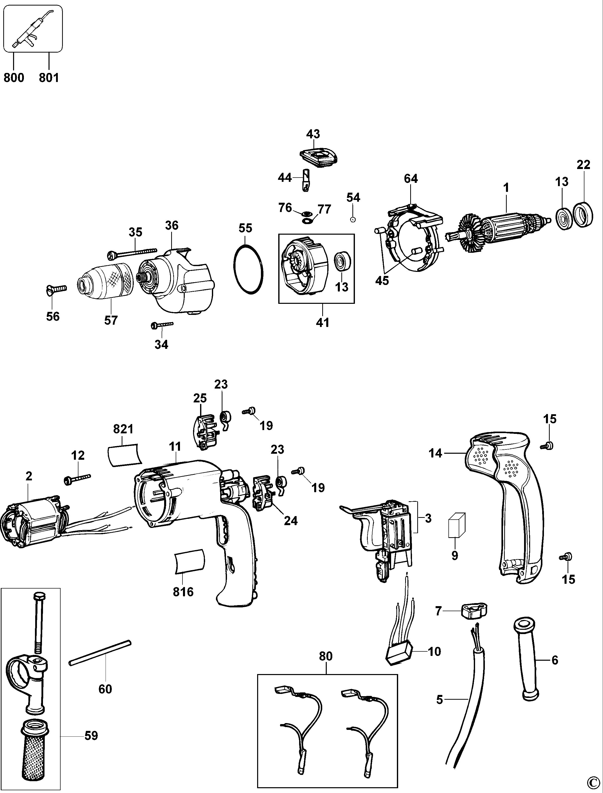 DEWALT DRILL (Type 1)