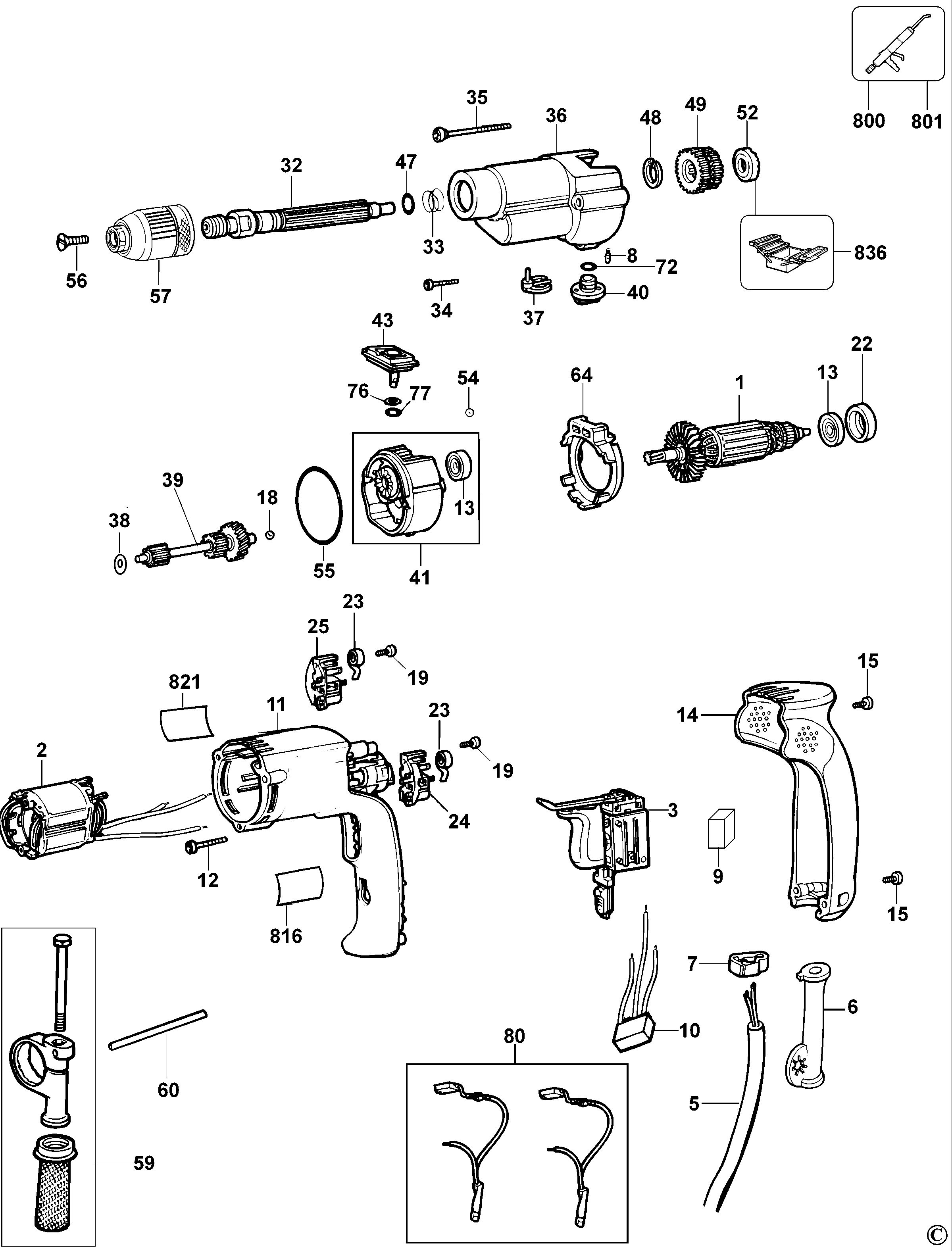 DEWALT DRILL (Type 1)