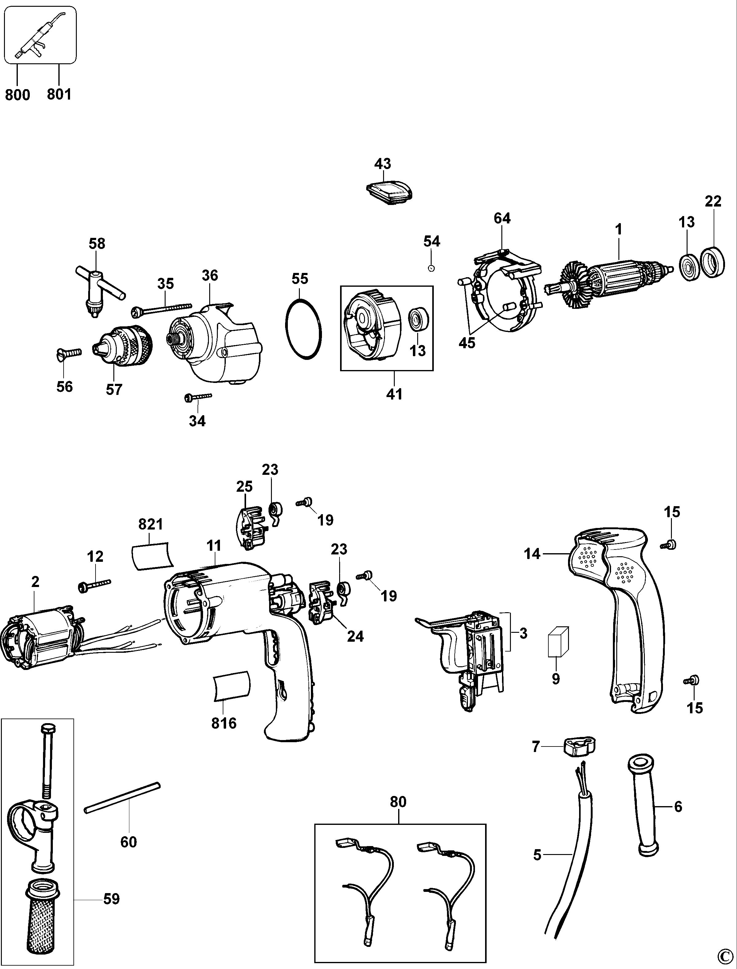 DEWALT DRILL (Type 1)