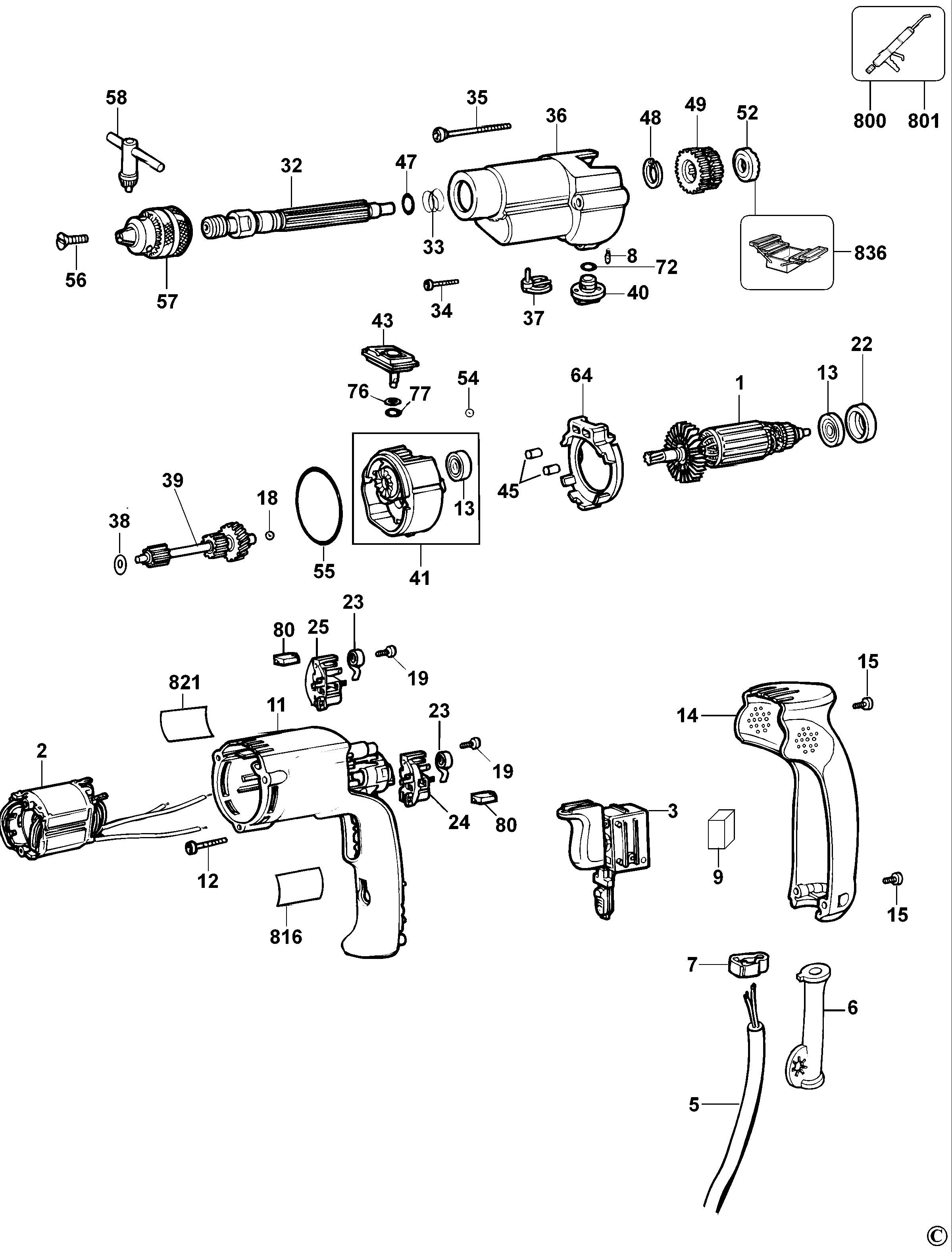 DEWALT DRILL (Type 1)