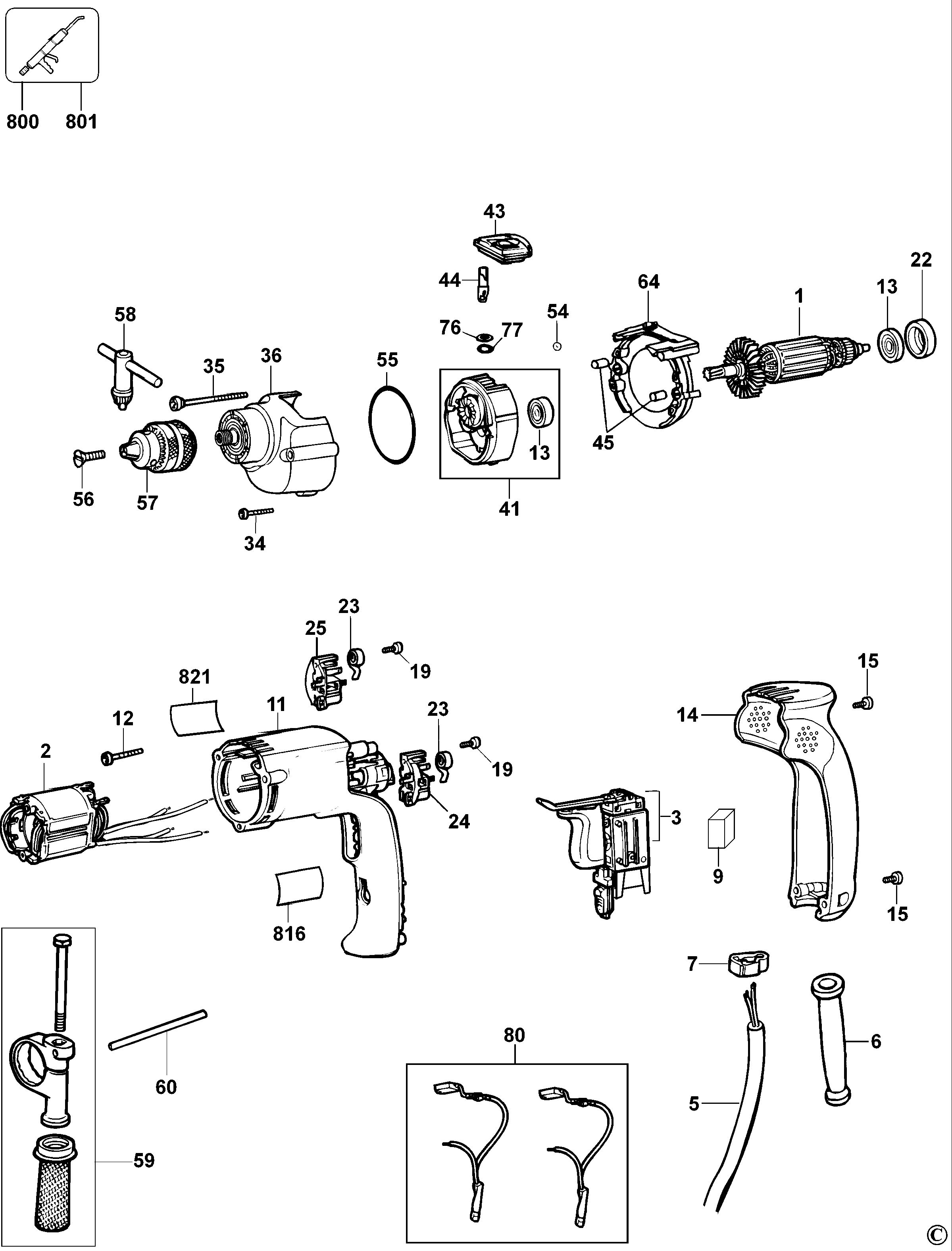 DEWALT DRILL (Type 1)