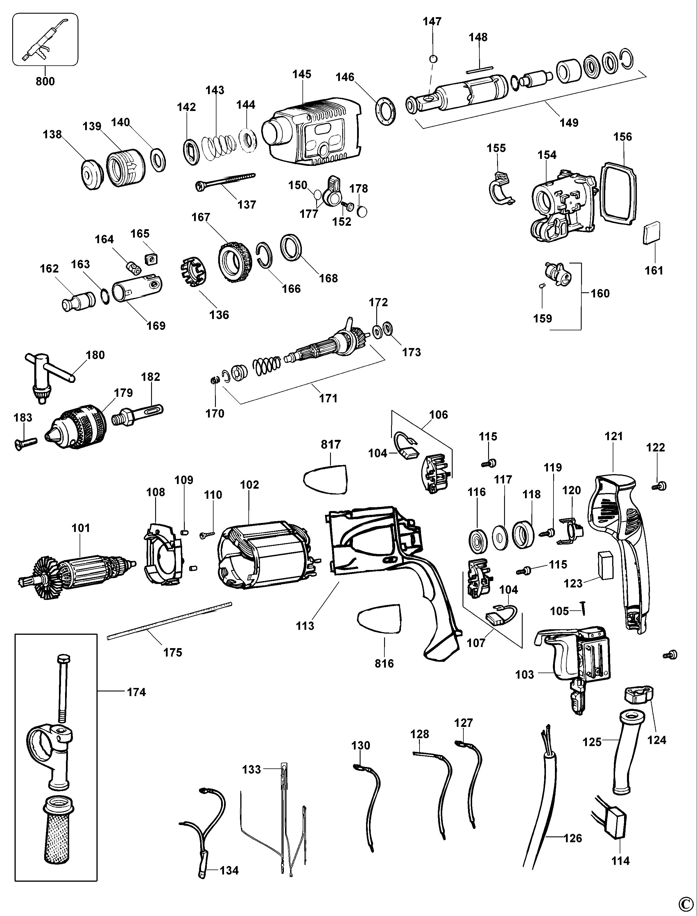 BLACK+DECKER DRILL (Type 1)