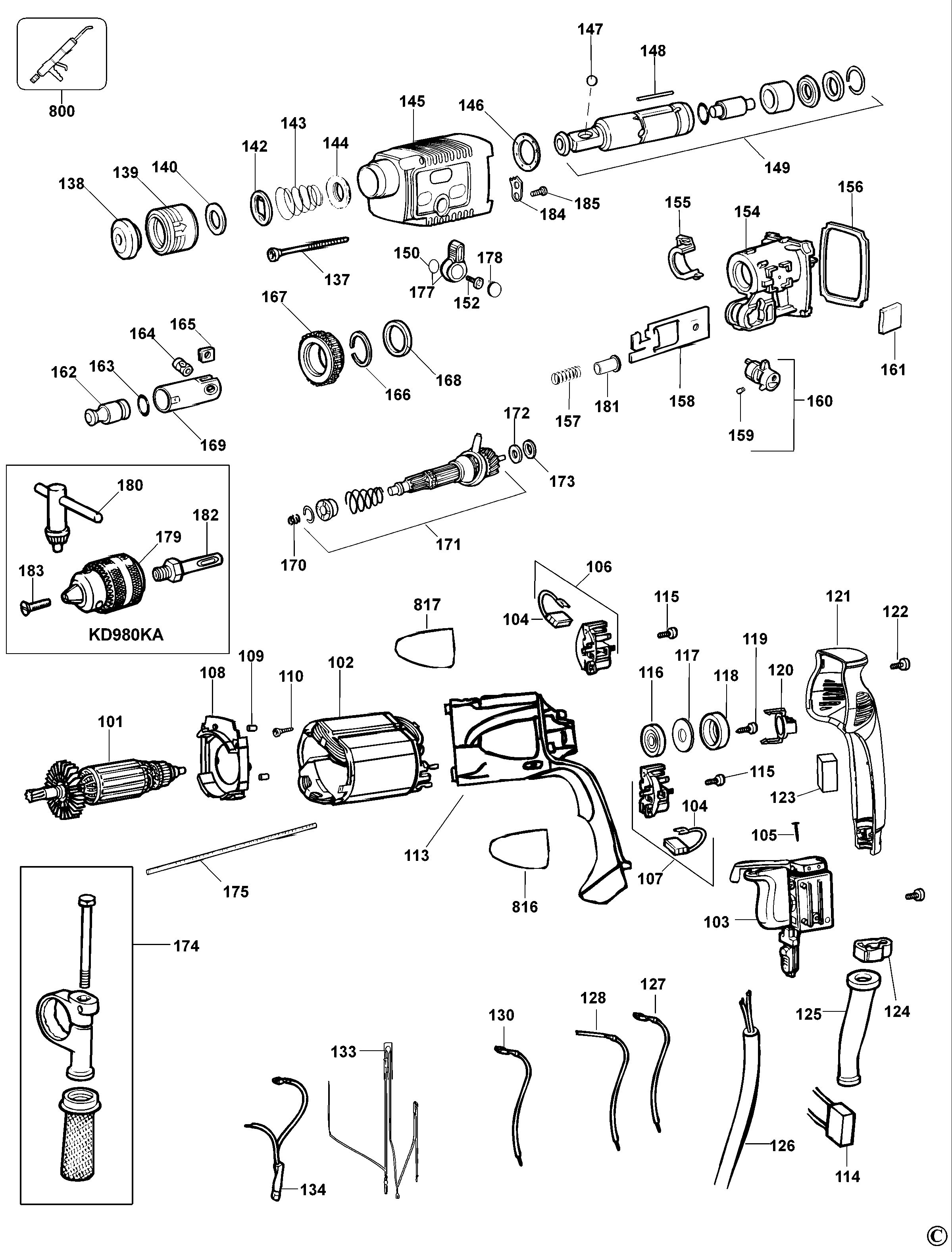 BLACK+DECKER DRILL (Type 1)
