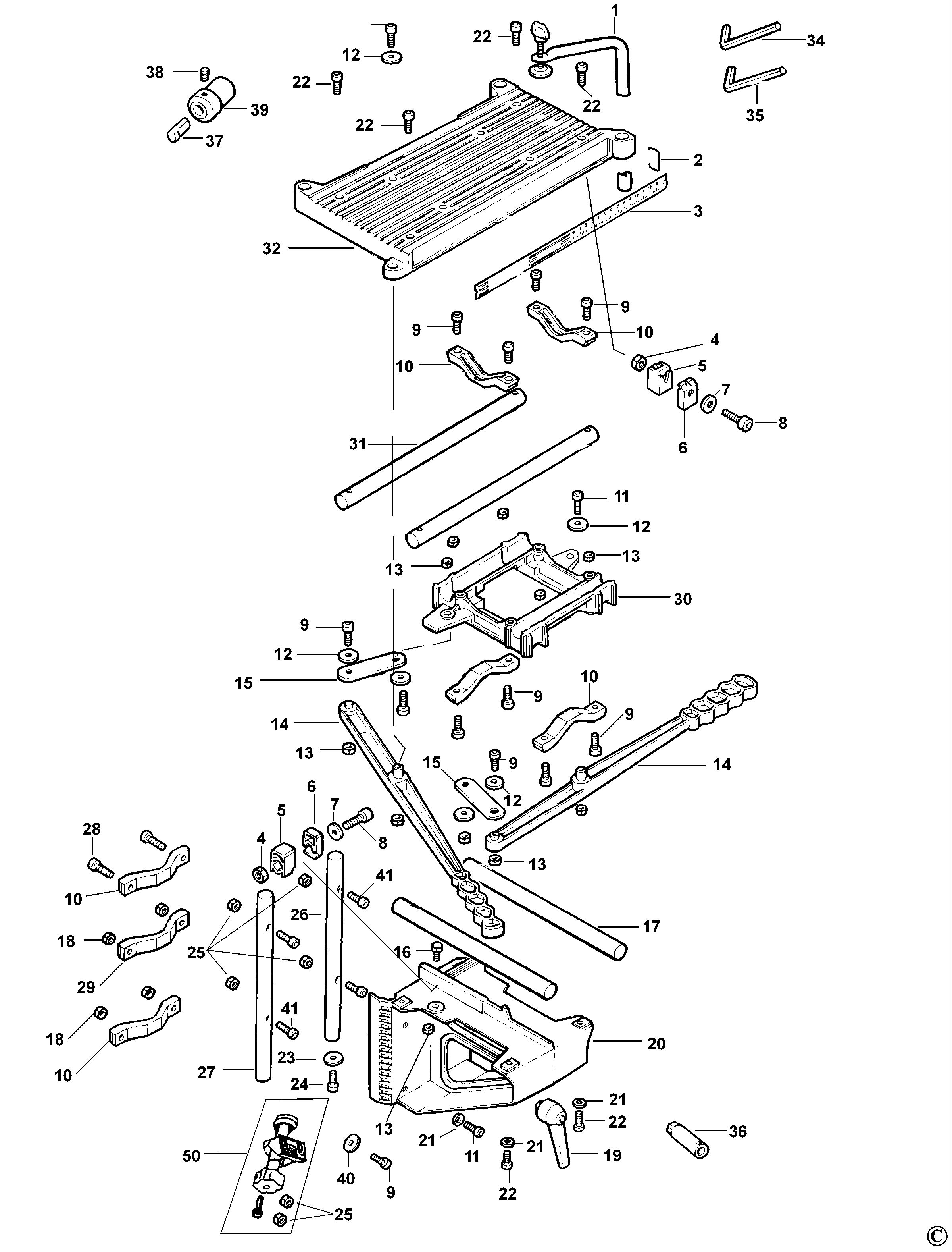 DEWALT MORTISING ATTACHMENT (Type 1)