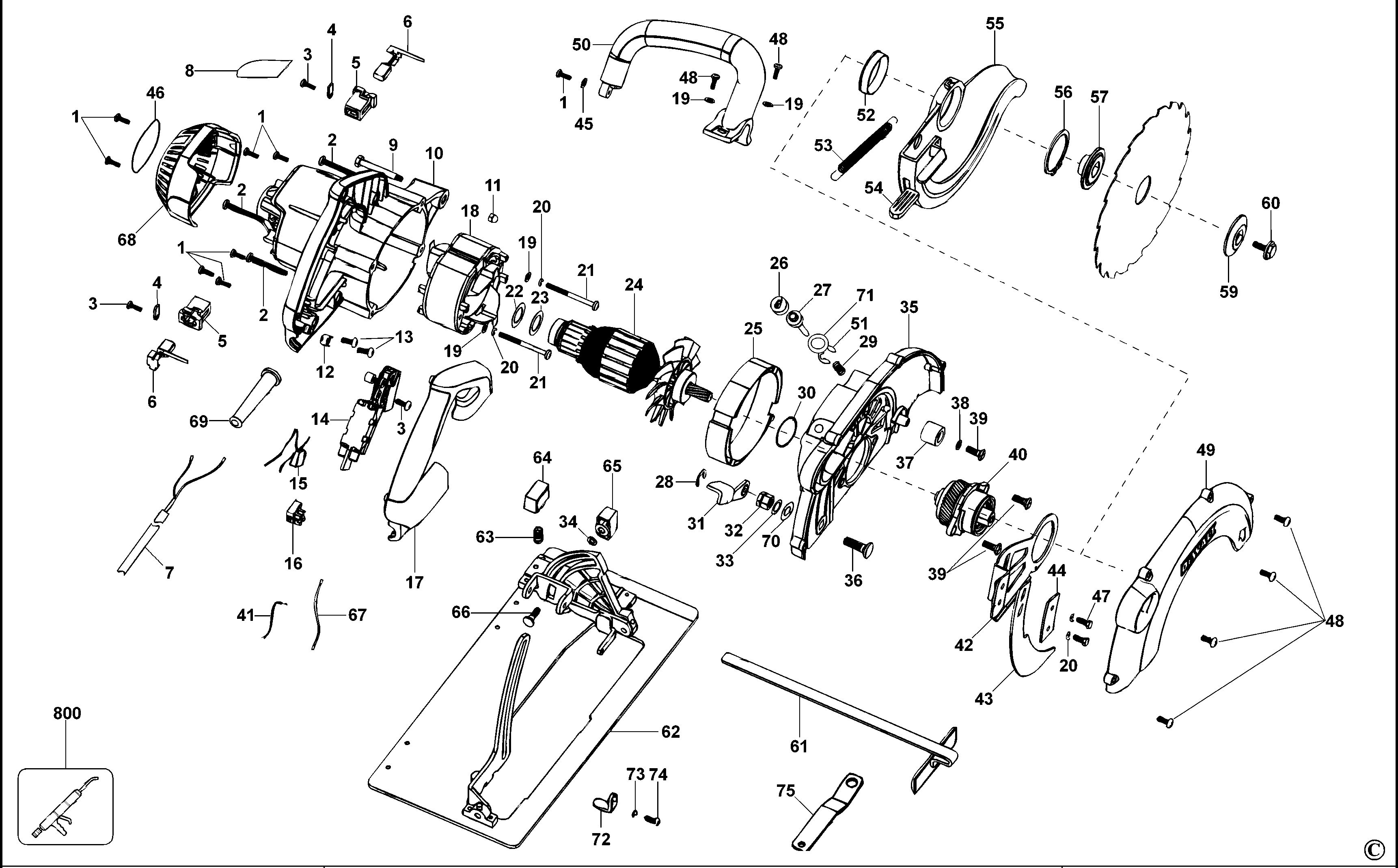 DEWALT CIRCULAR SAW (Type 1)