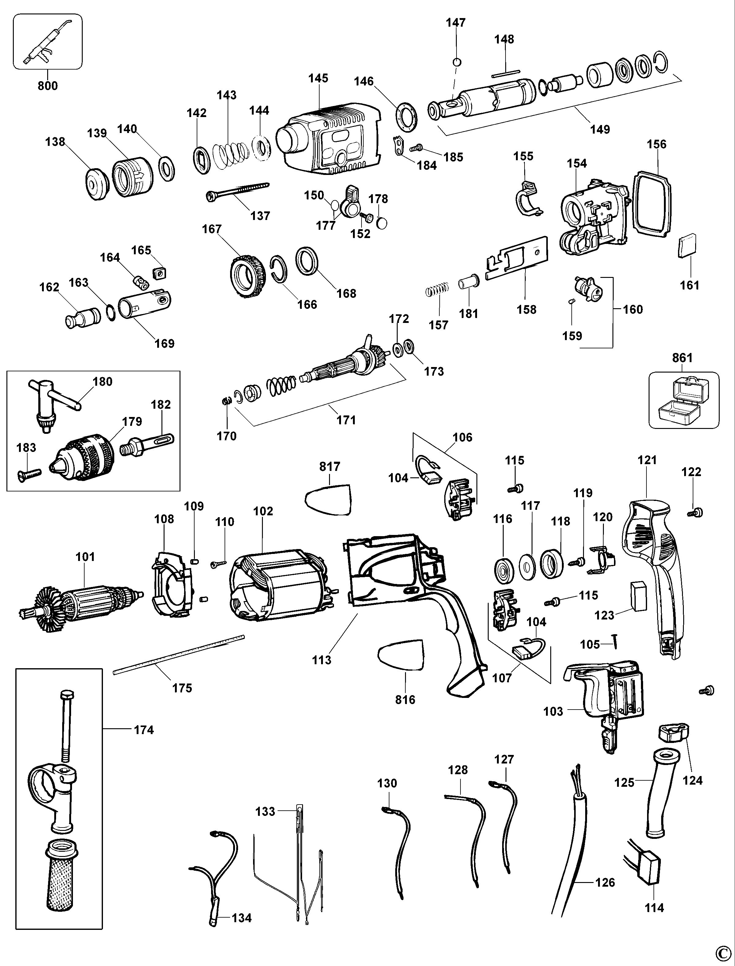 BLACK+DECKER DRILL (Type 1)