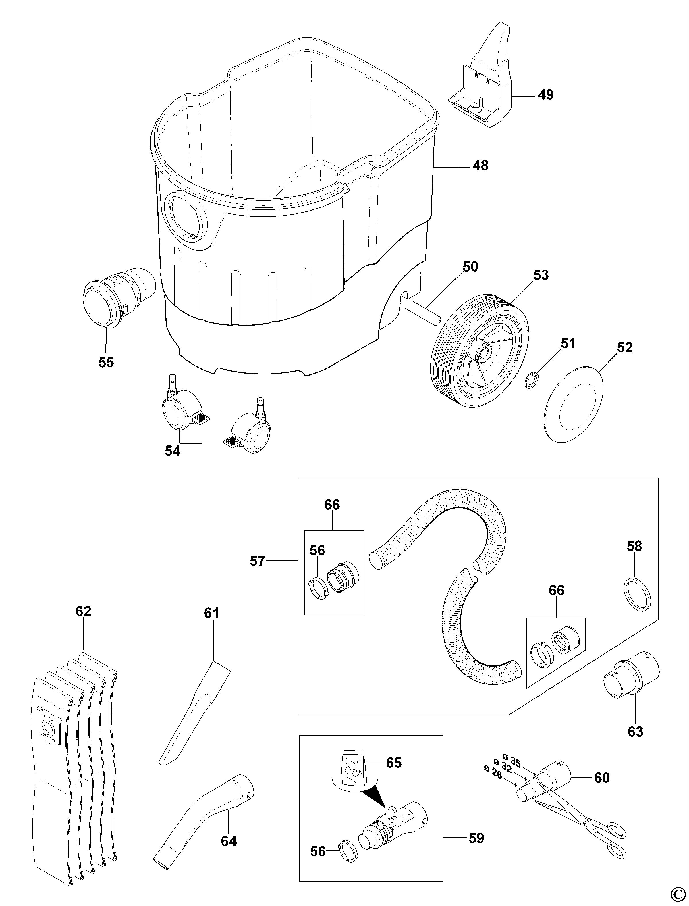 DEWALT VACUUM EXTRACTOR (Type 1)