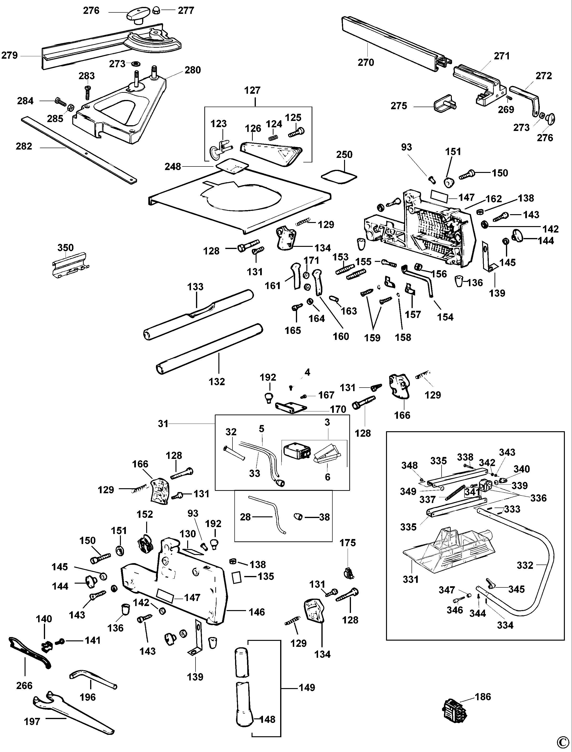 DEWALT COMBINATION SAW (Type 3)