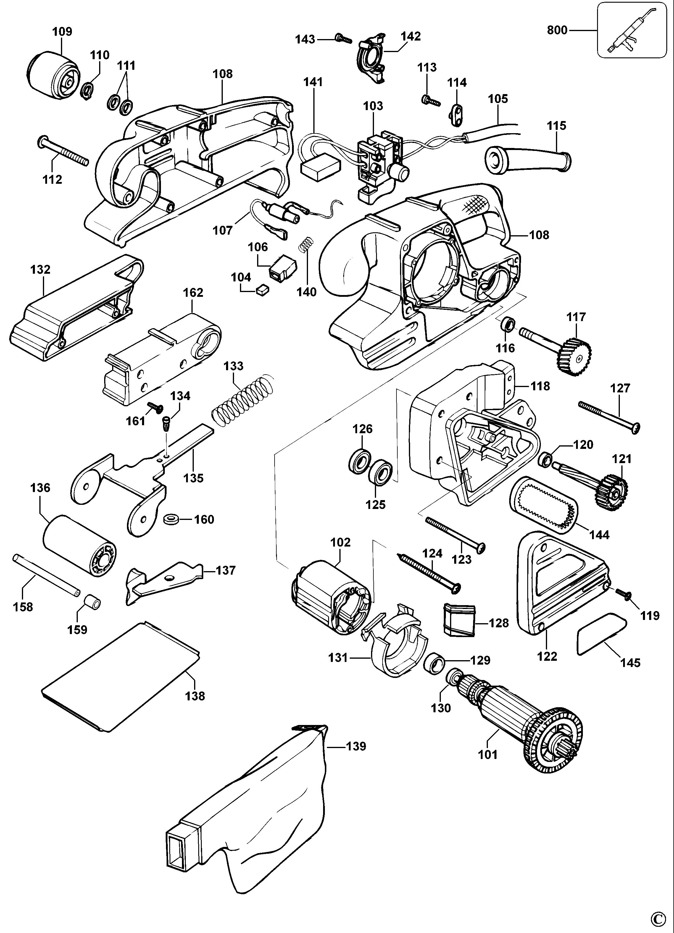 BLACK+DECKER BELT SANDER (Type 3)