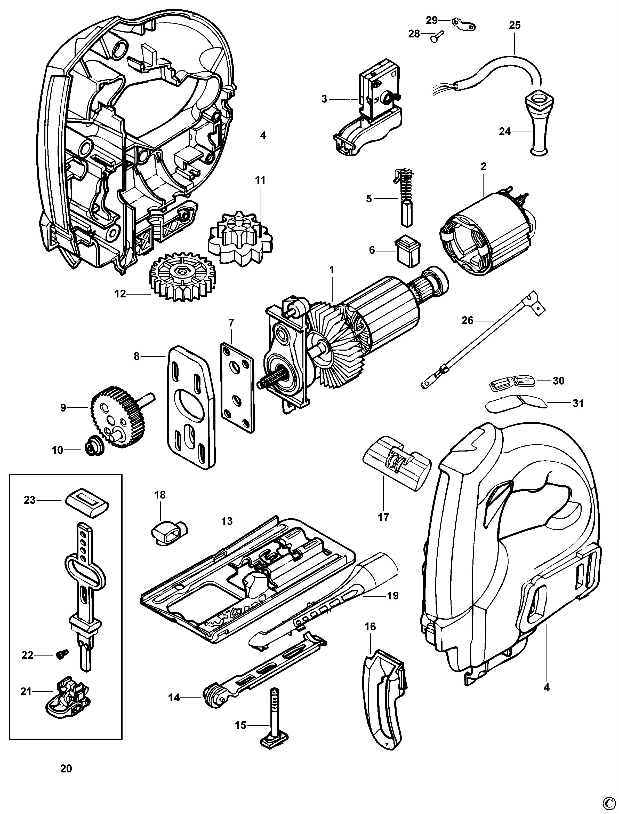 BLACK+DECKER JIGSAW (Type 1)