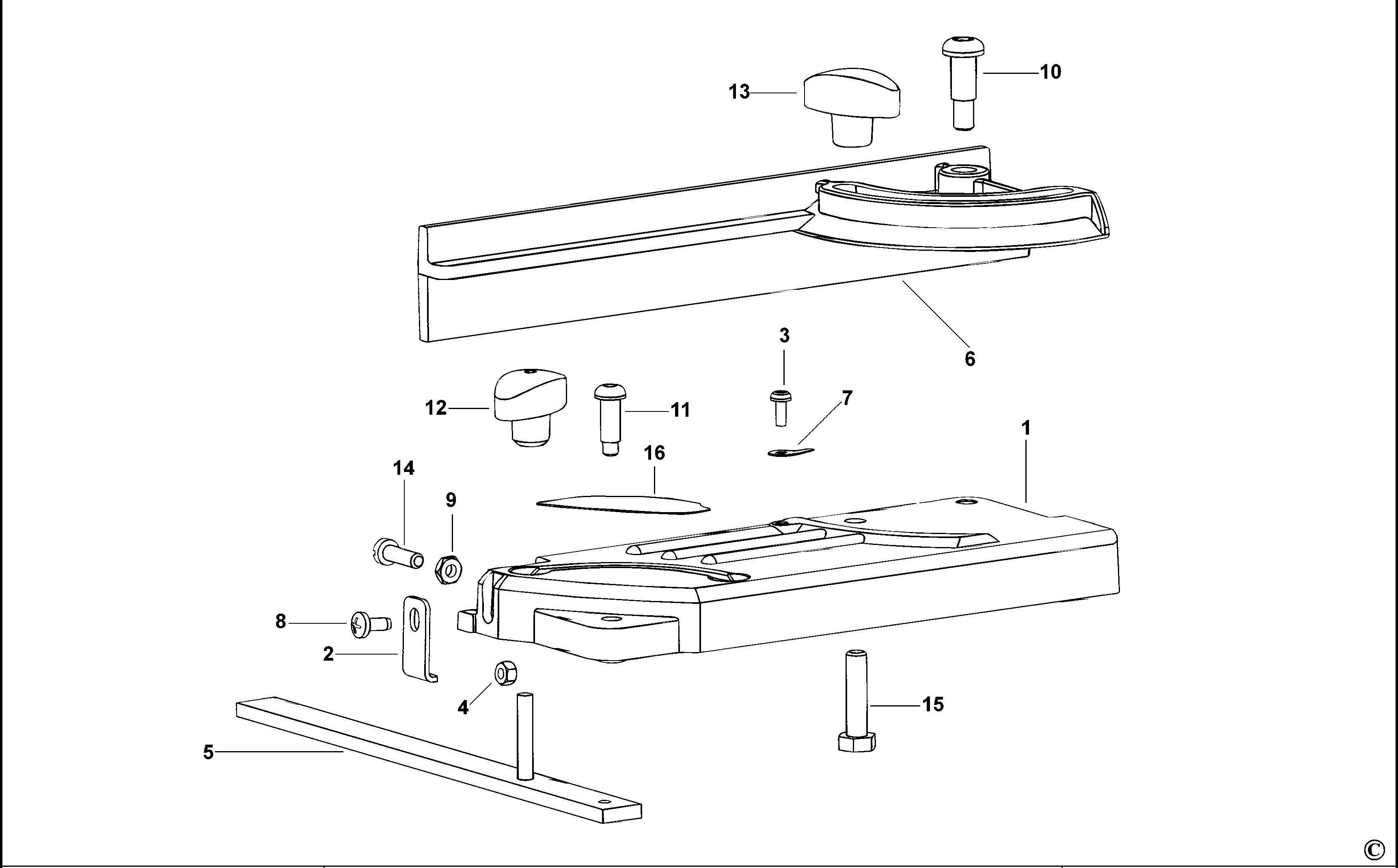 DEWALT MITRE FENCE (Type 1)