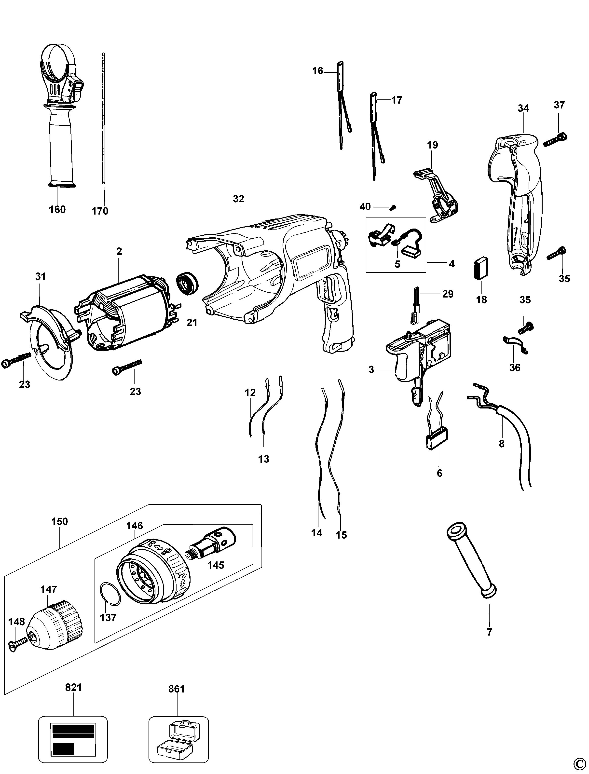DEWALT ROTARY HAMMER (Type 3)