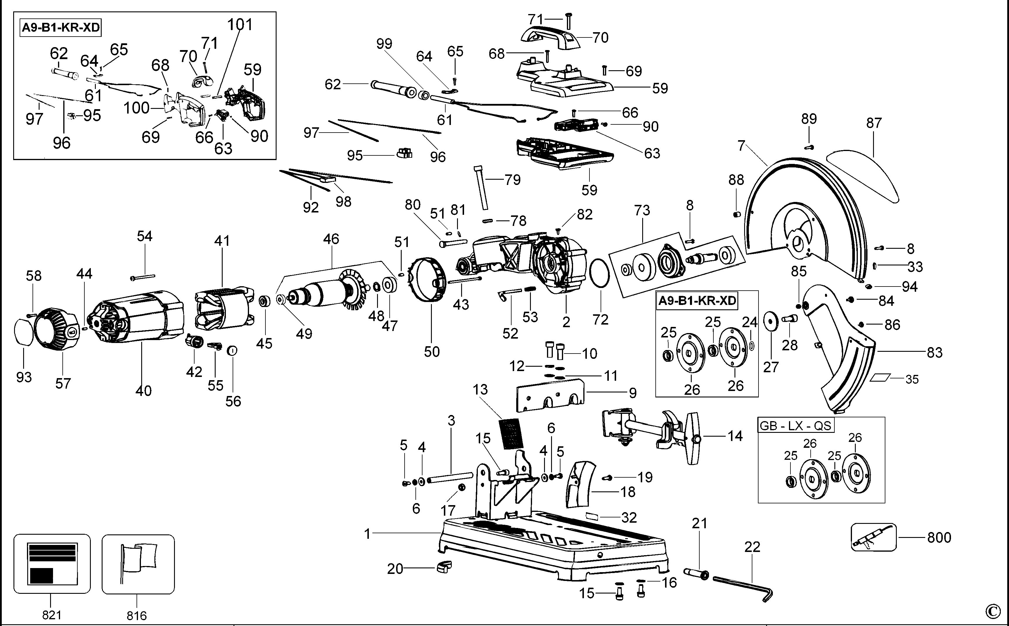 DEWALT CHOP SAW (Type 1)
