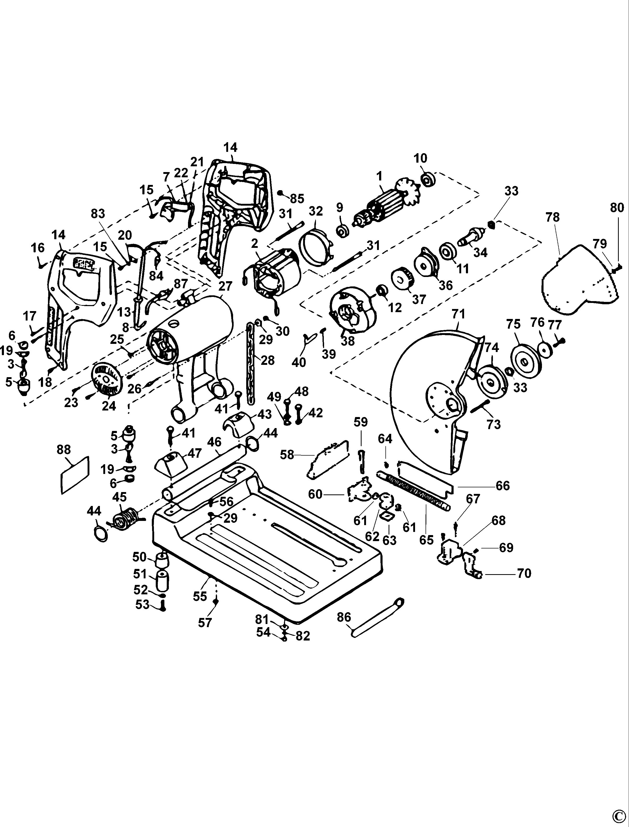 BLACK+DECKER CHOP SAW (Type 1)