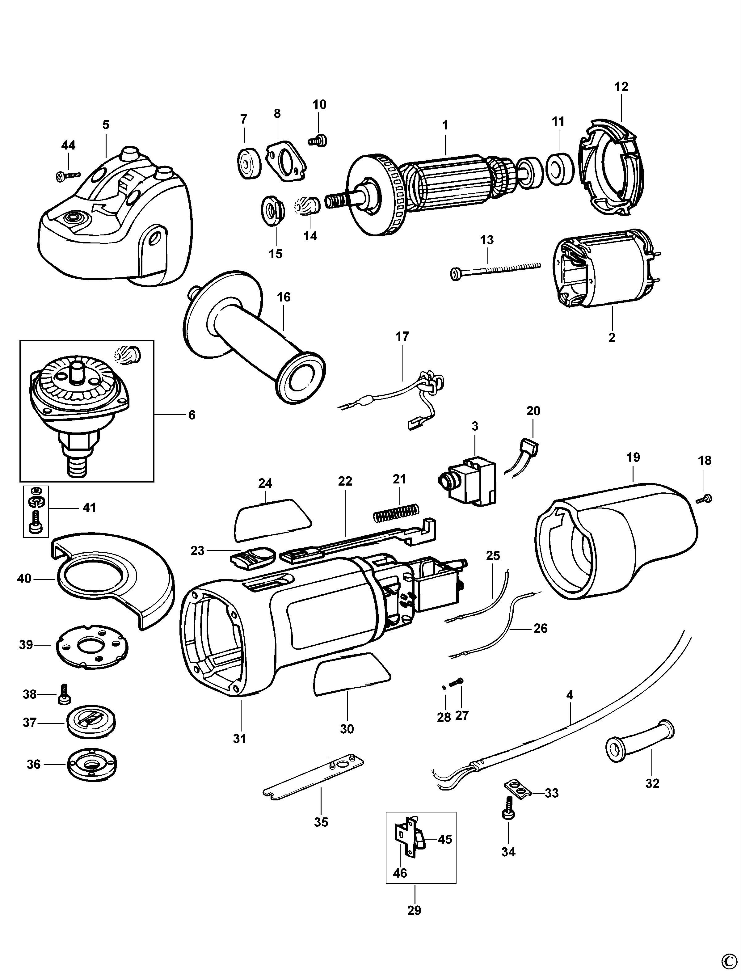 BLACK+DECKER ANGLE GRINDER (Type 1)