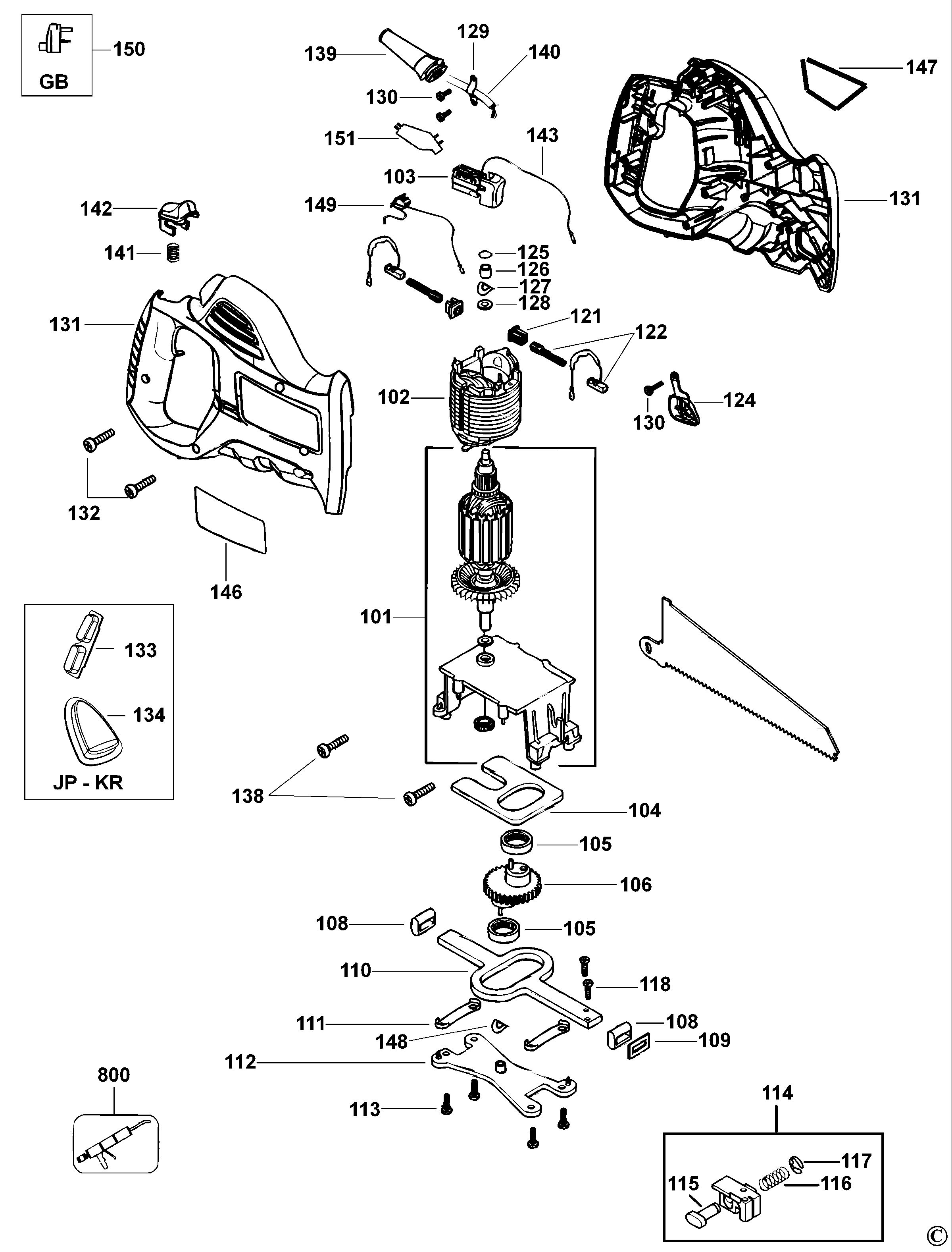BLACK+DECKER CUT SAW (Type 1)