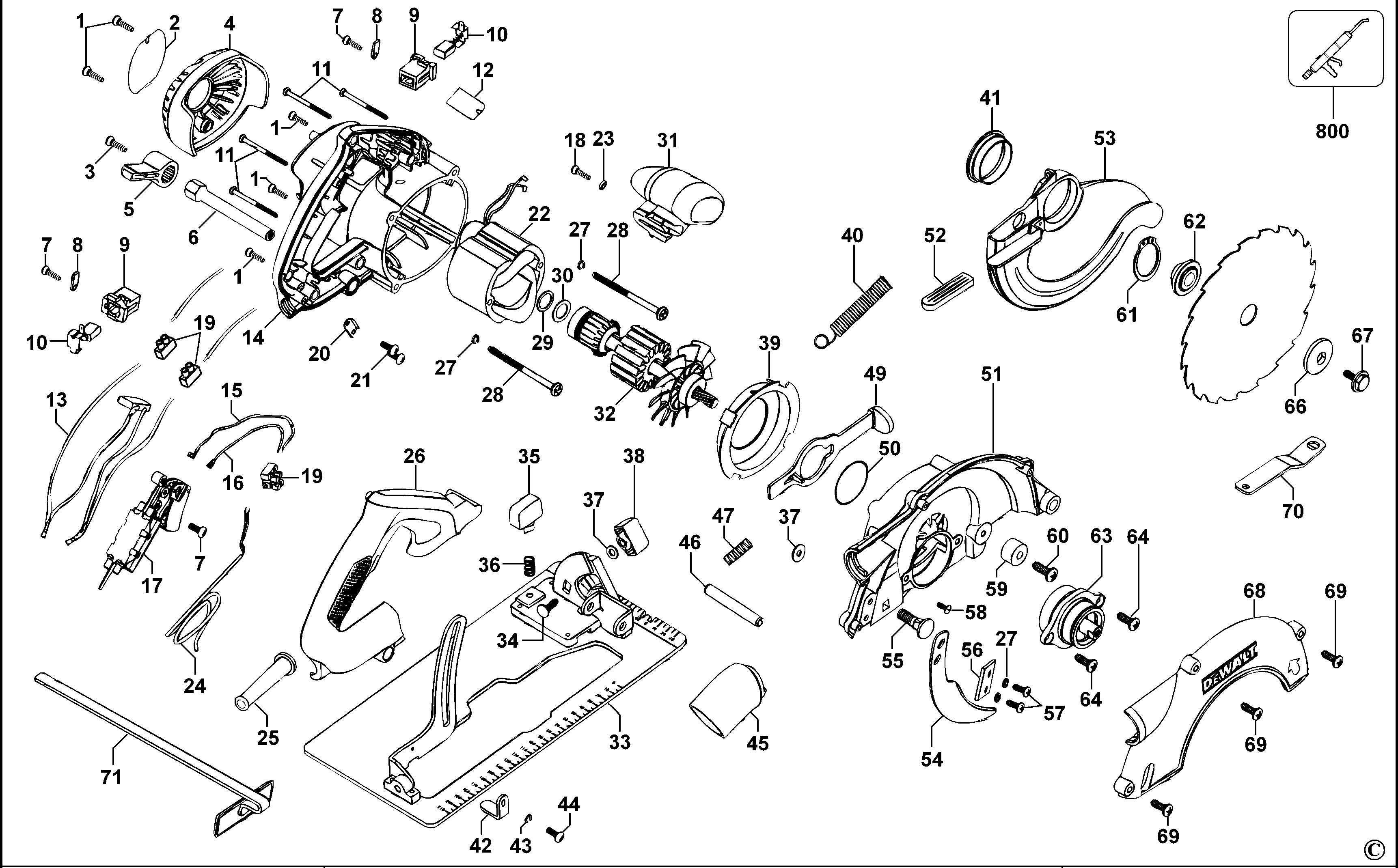 DEWALT CIRCULAR SAW (Type 1)
