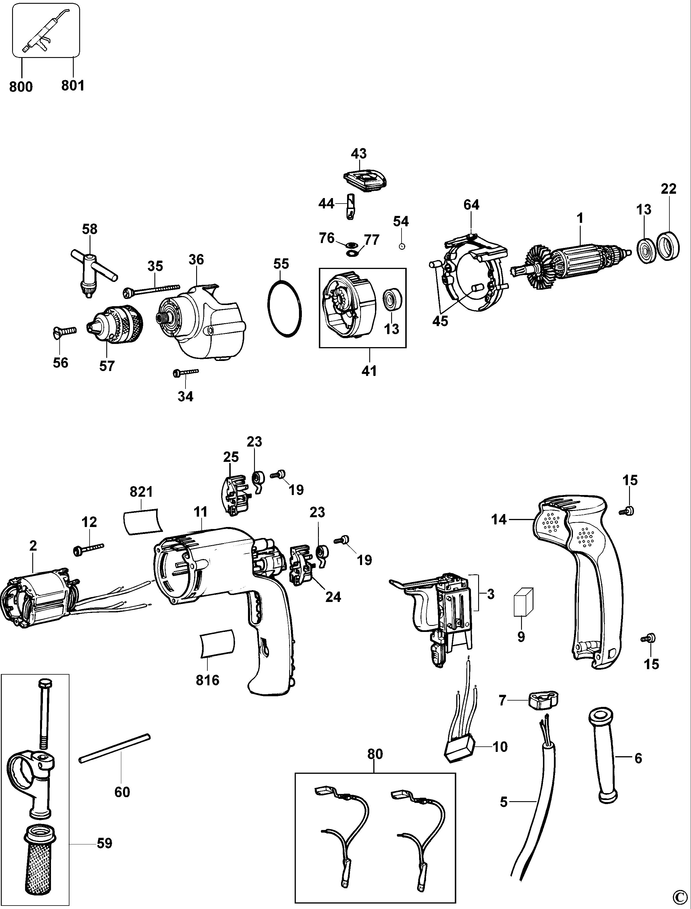 DEWALT HAMMER DRILL (Type 2)