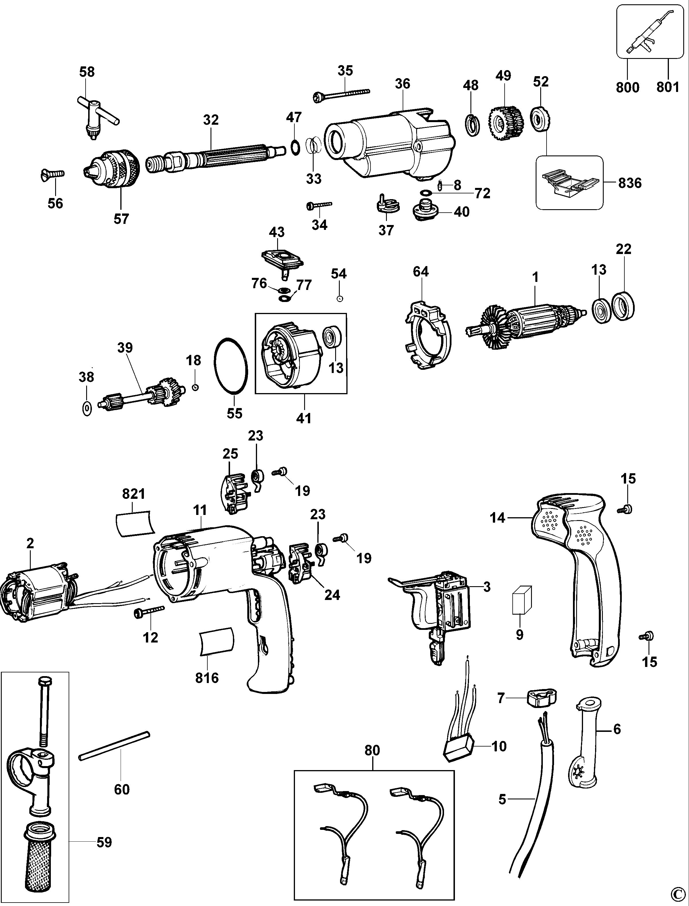 DEWALT HAMMER DRILL (Type 2)