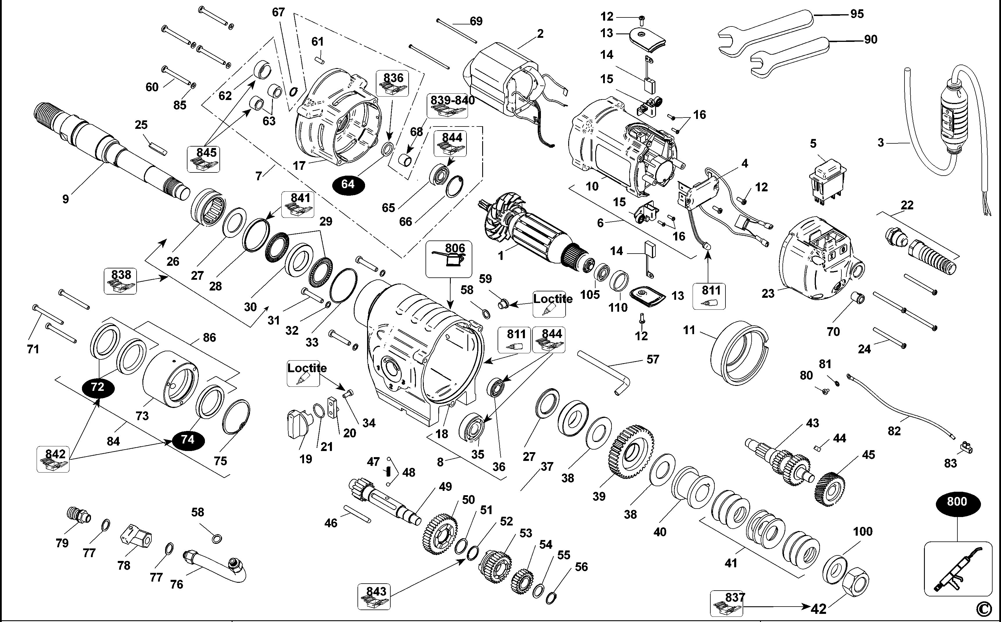 DEWALT DIAMOND DRILL (Type 1)