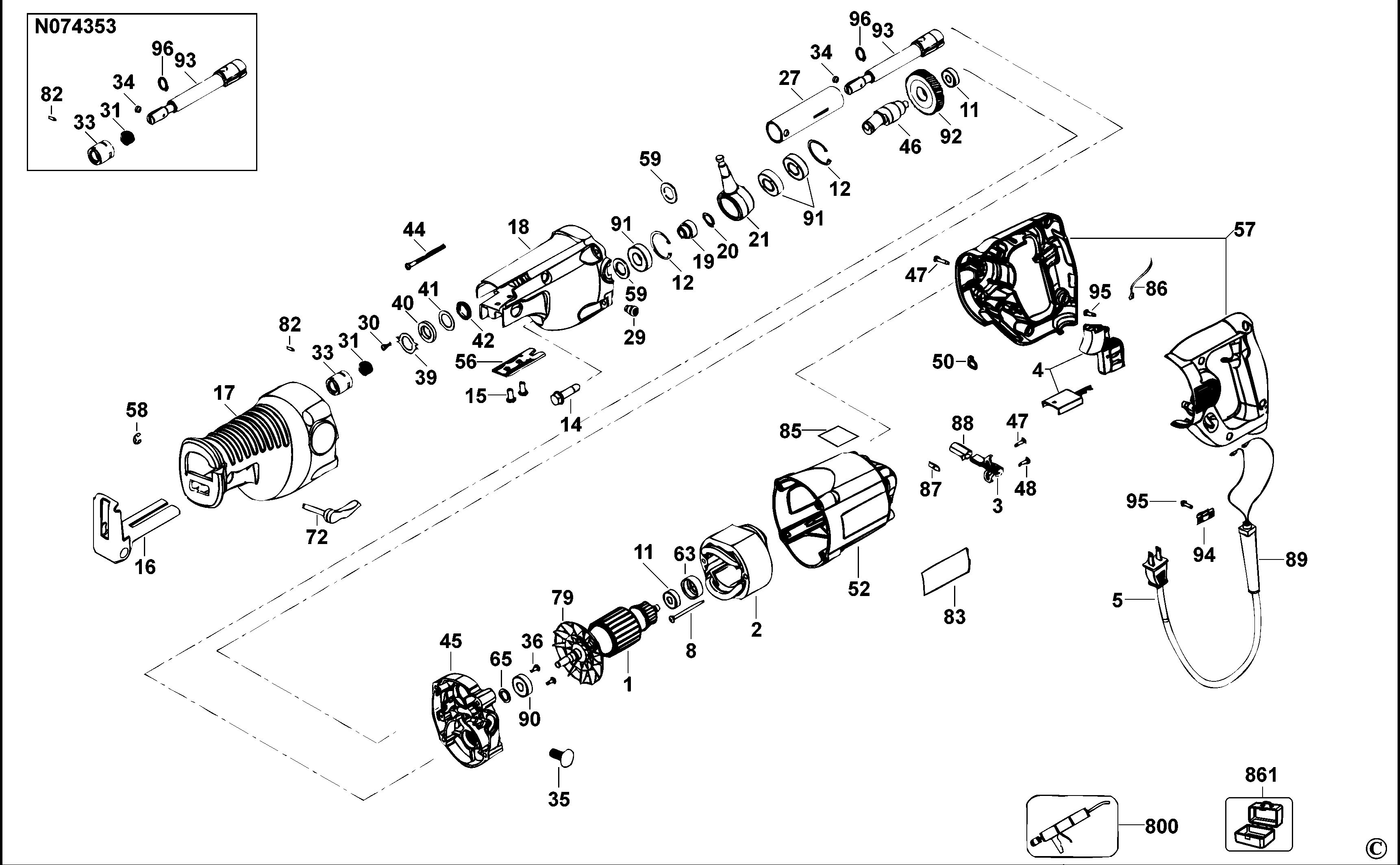 DEWALT CUT SAW (Type 1)