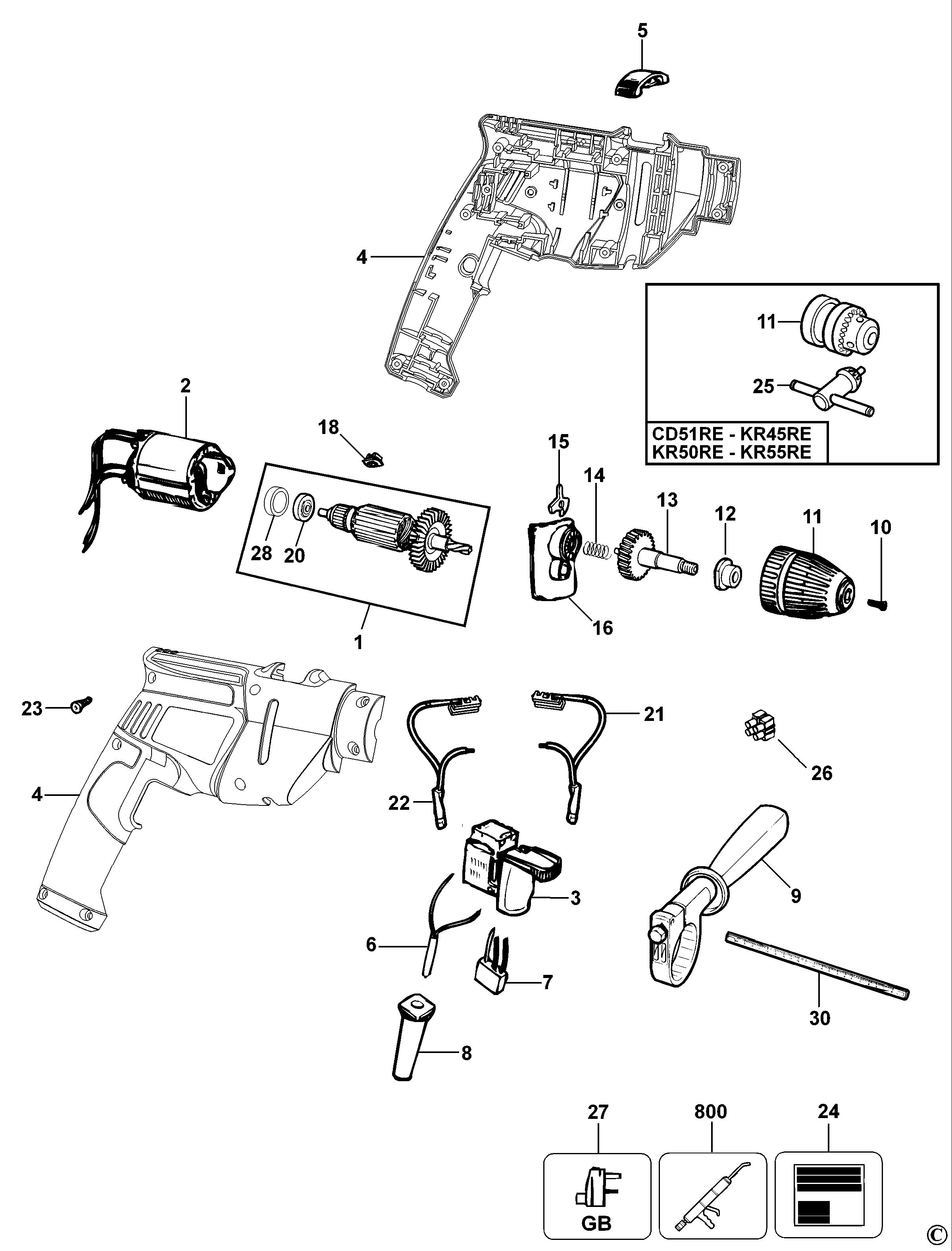 BLACK+DECKER DRILL (Type 1)